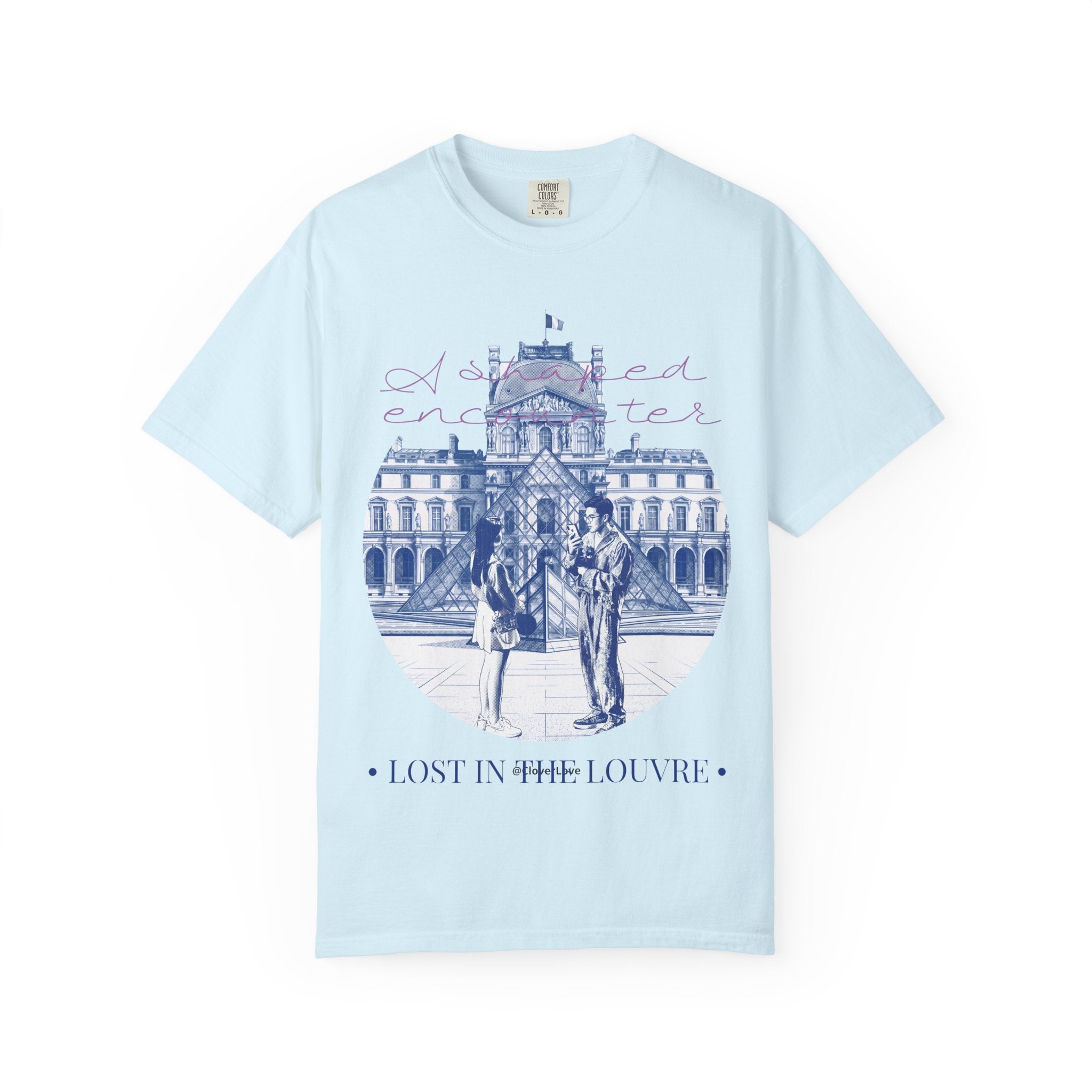 Custom Paris Louvre Travel T-Shirt - Vintage France Vacation Gift