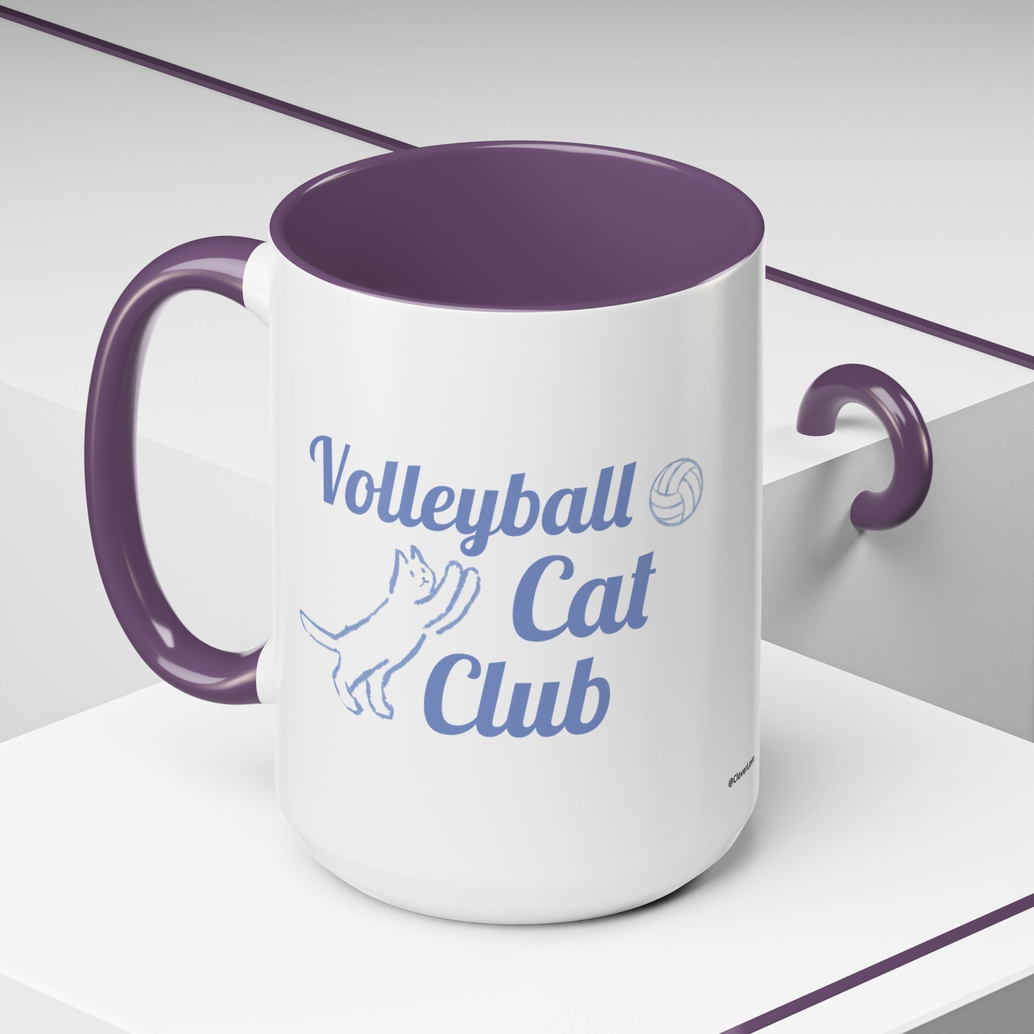 Volleyball-Liebhaber-Tasse | Katzen-Geschenk