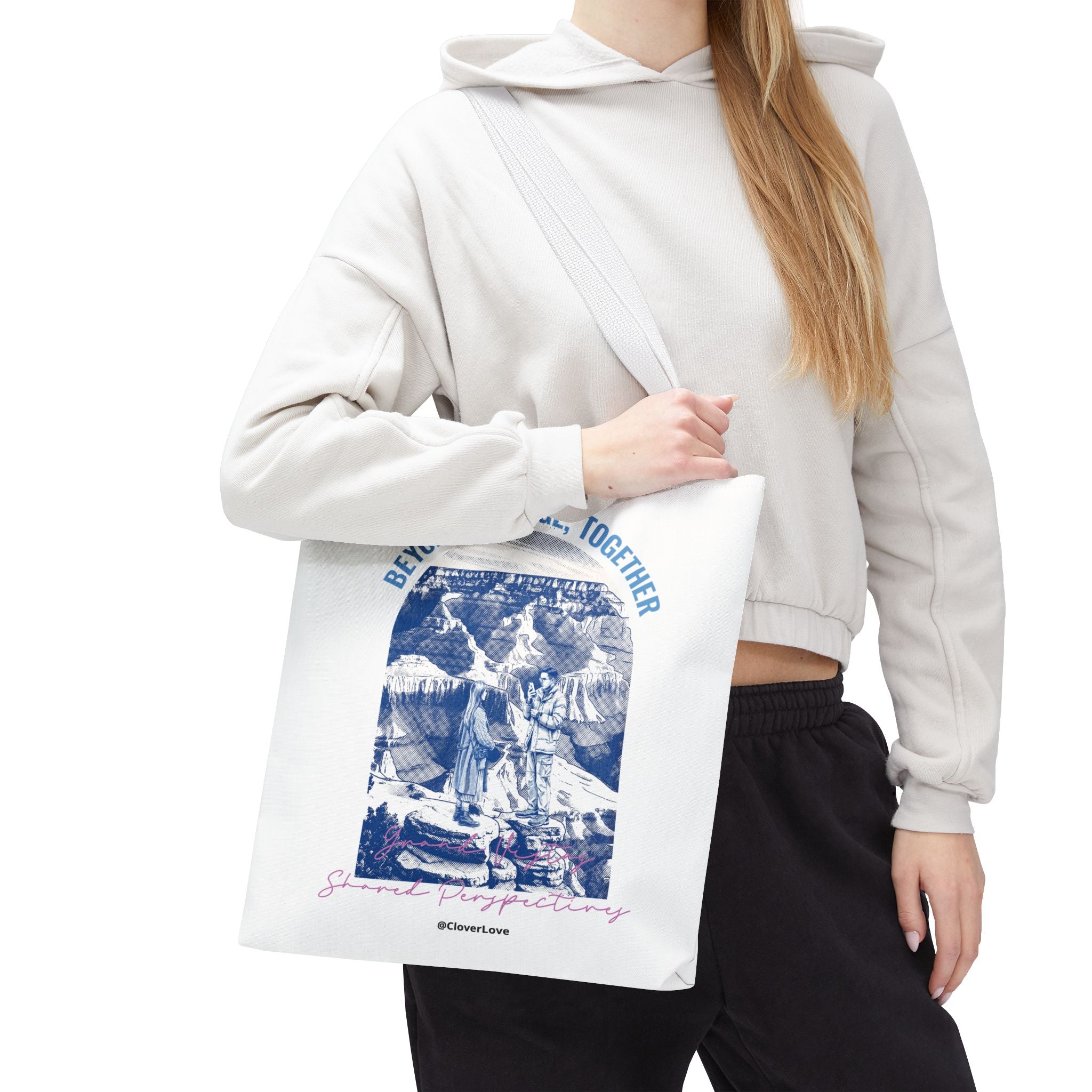 Beyond The Edge Travel Tote Bag | Grand Canyon Adventure Canvas Tote Bag for Travel Lovers