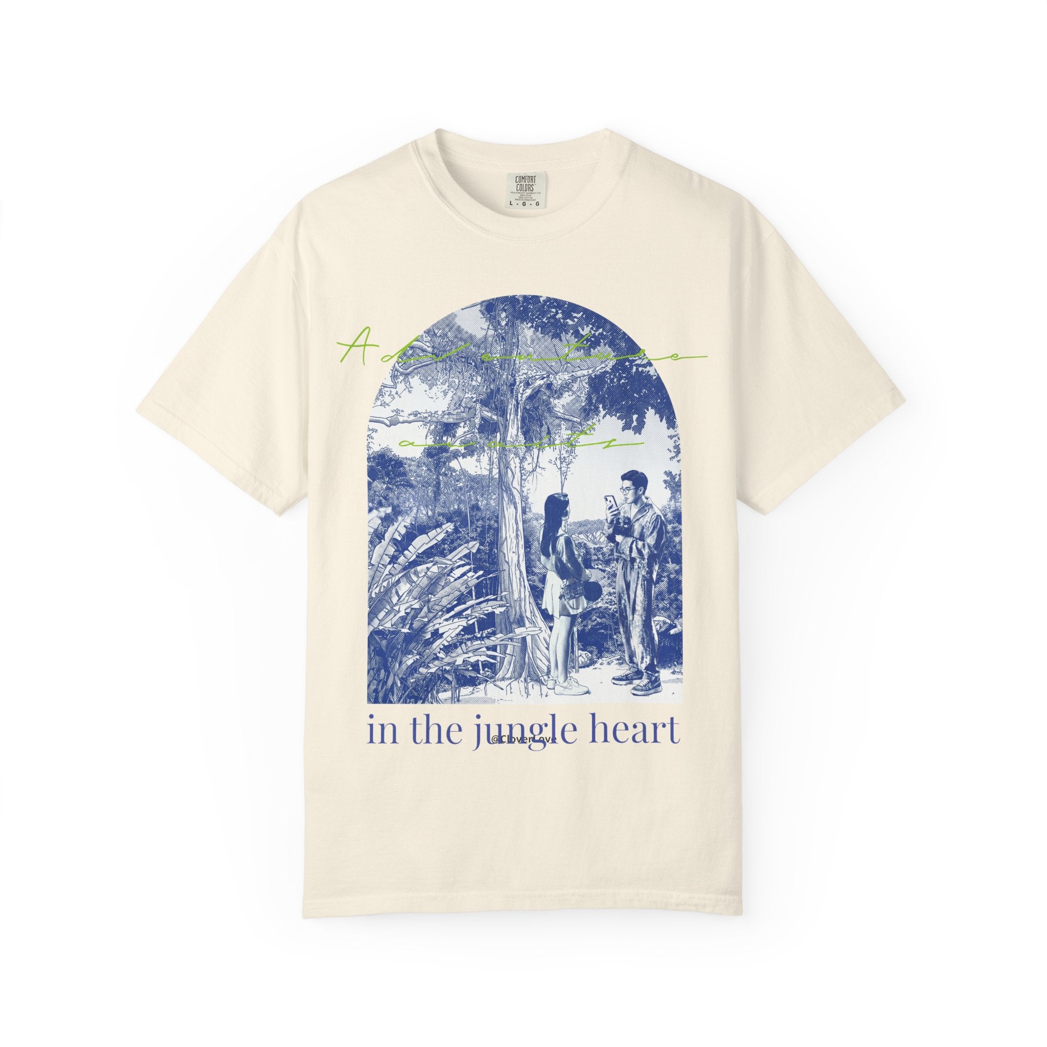Custom Jungle Adventure Travel T-Shirt - Couple Vacation Gift