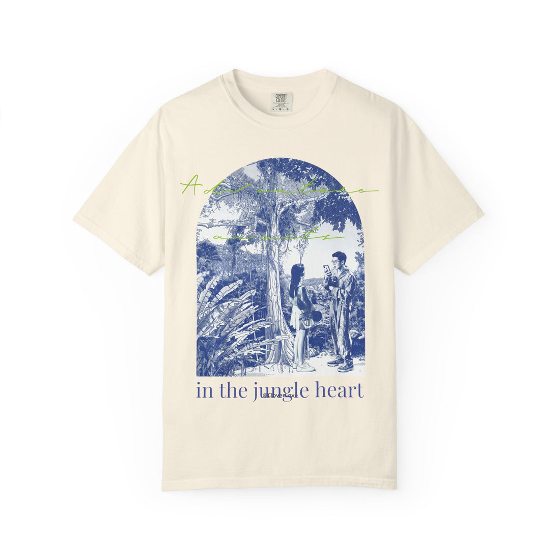 Custom Jungle Adventure Travel T-Shirt - Couple Vacation Gift