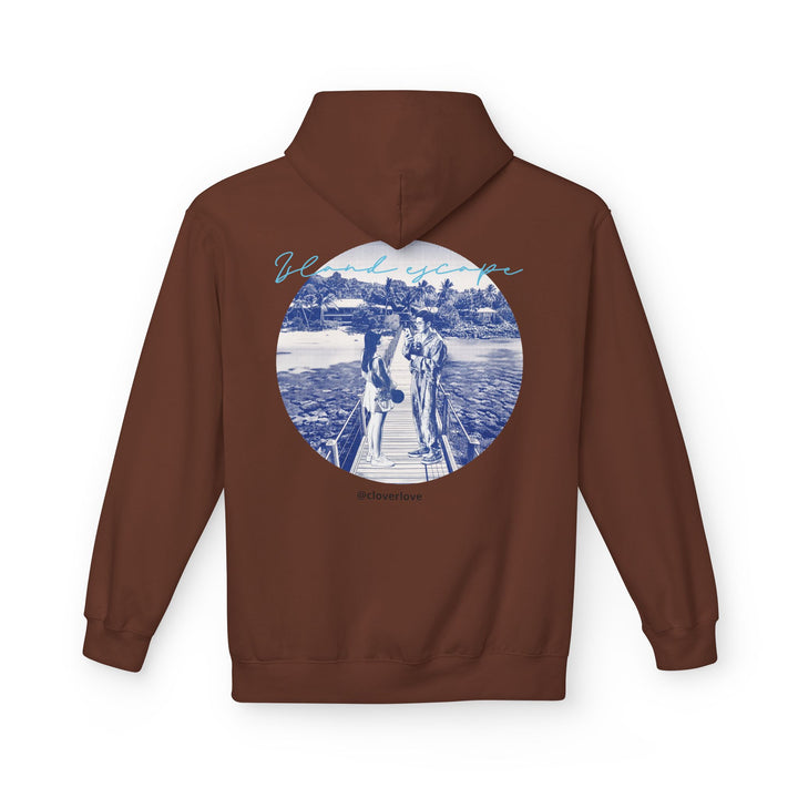 Kapuzenpulli für den Tropenurlaub | Romantisches Strandreise-Grafik-Sweatshirt