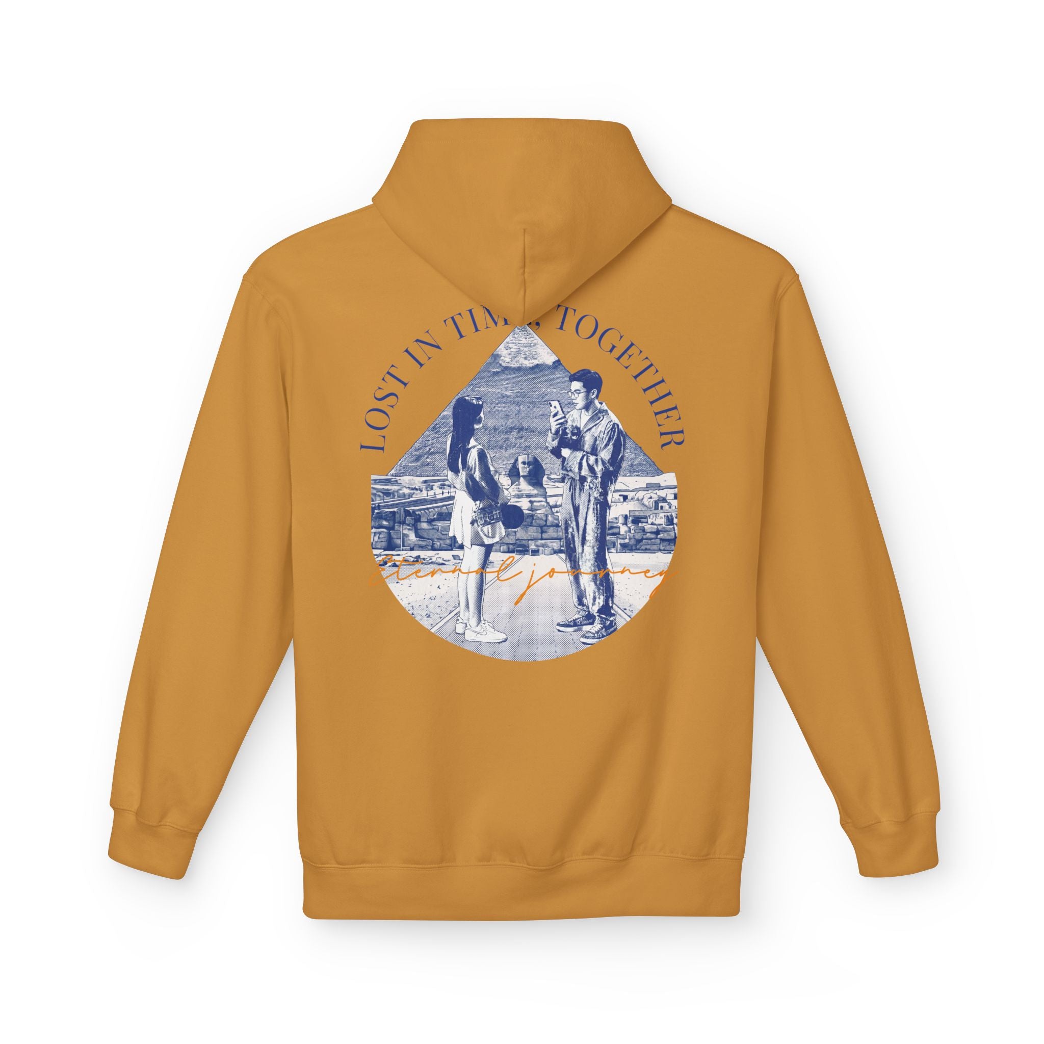 Vintage Travel Hoodie | Couple Landmark Graphic Sweatshirt
