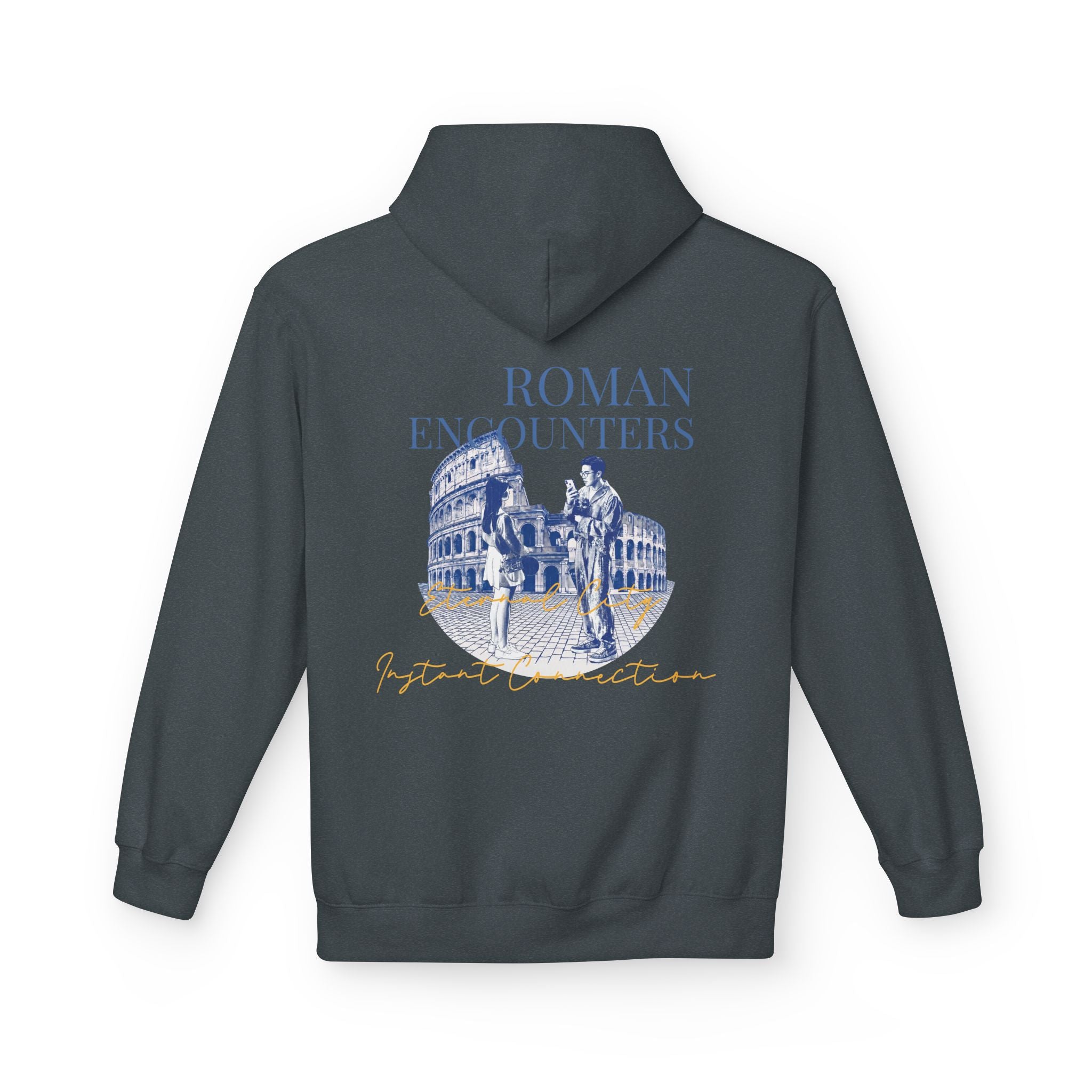 Roman Encounters Hoodie | Colosseum Travel Landmark Sweatshirt