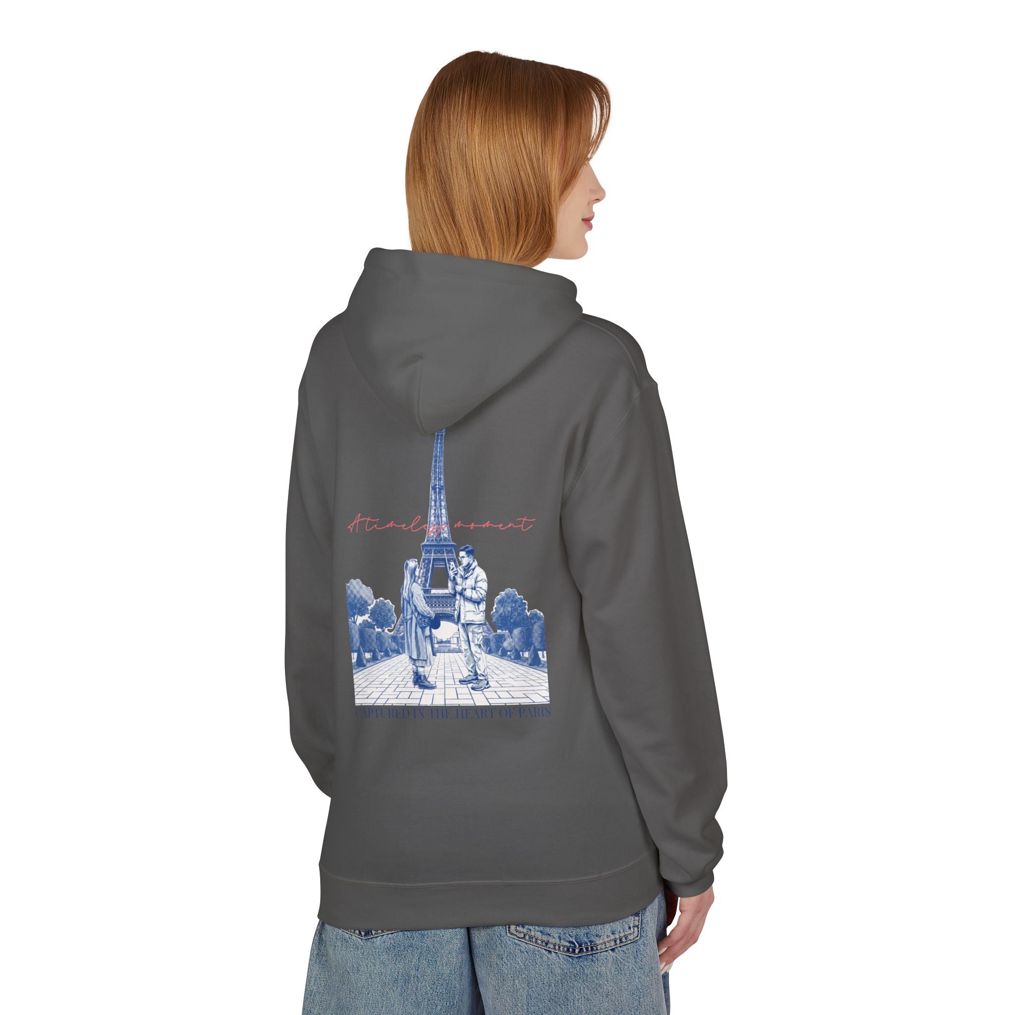 Paris Eiffel Tower Hoodie | Romantic Travel Graphic Sweatshirt