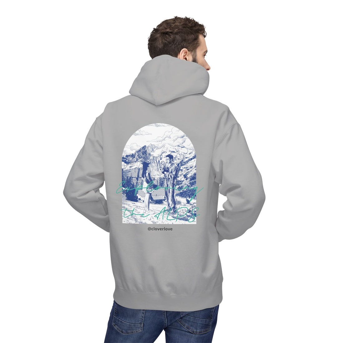Mountain Travel Hoodie | Abenteuerlandschaft Grafik Pullover