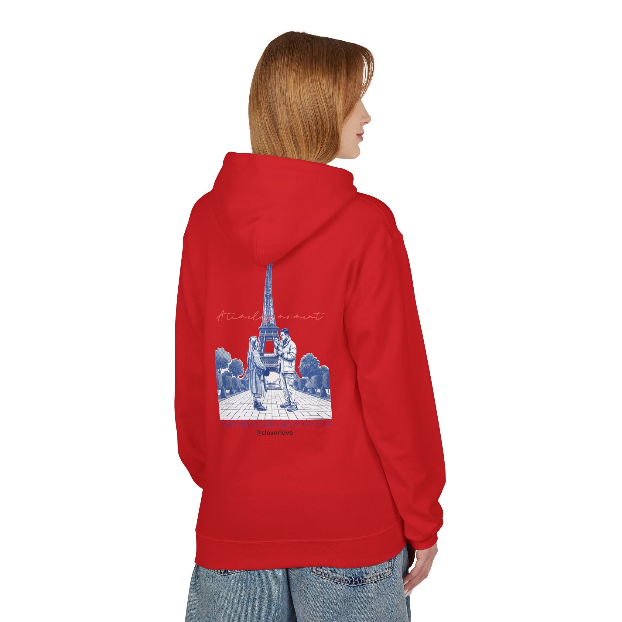 Paris Eiffelturm Hoodie | Romantisches Reise-Grafik-Sweatshirt
