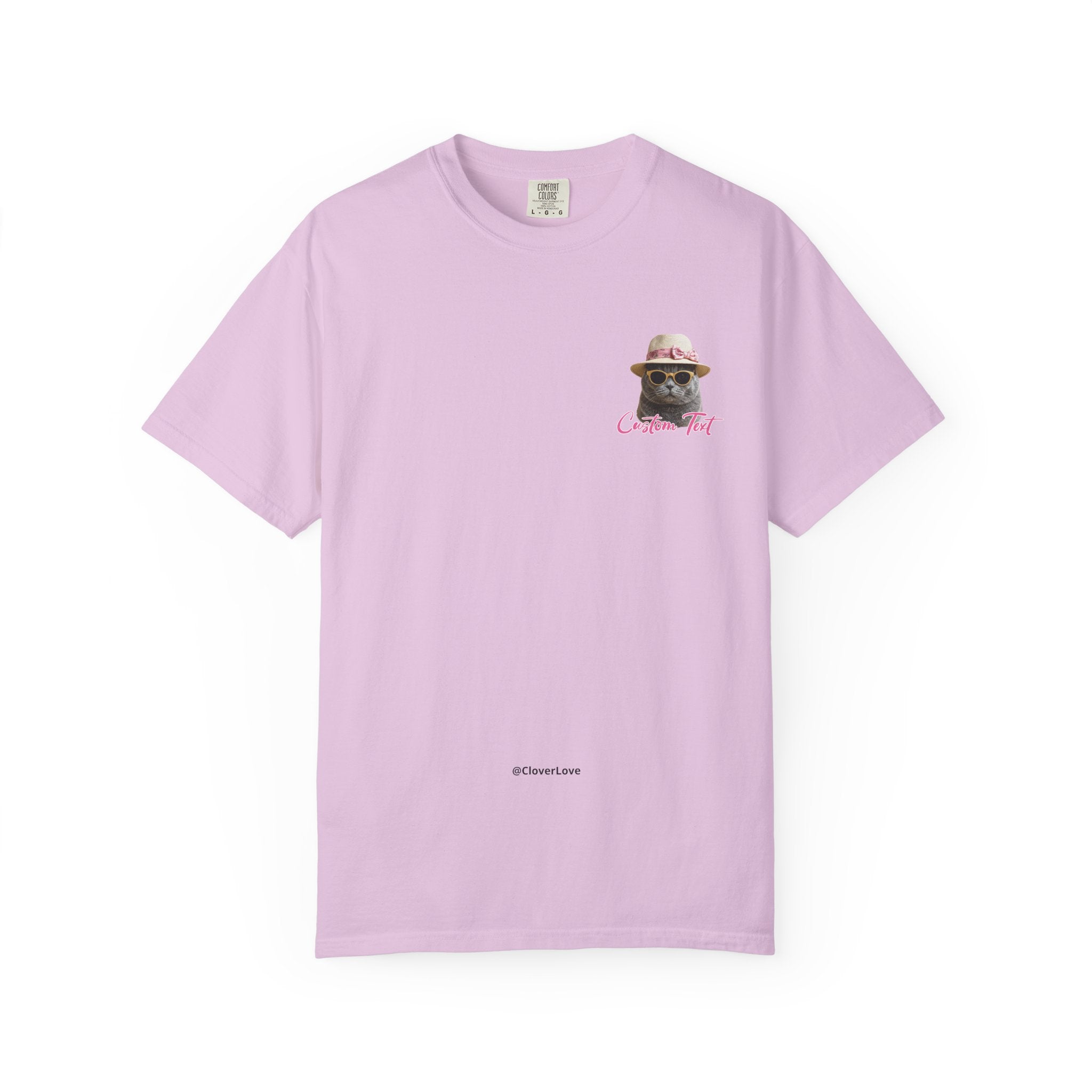 Custom Cat Vacation T-Shirt - Beach Sunbath Cat Lover Gift