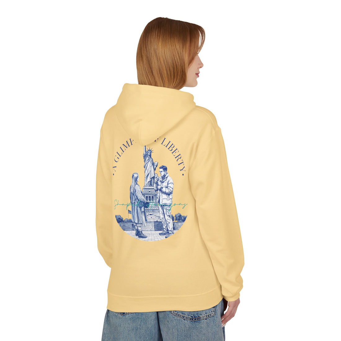 Statue of Liberty Adventure Hoodie | Vintage New York Travel Sweatshirt