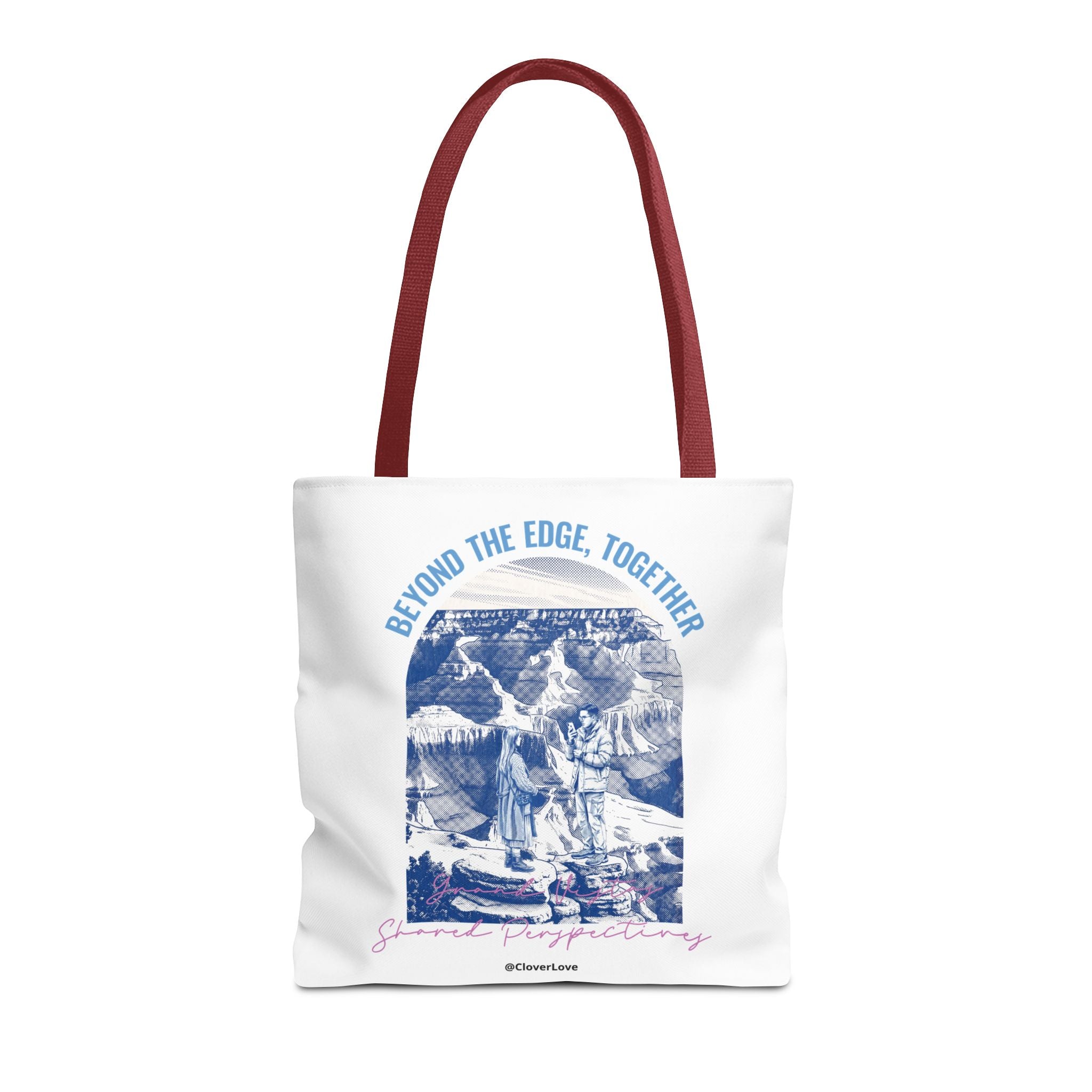 Beyond The Edge Travel Tote Bag | Grand Canyon Adventure Canvas Tote Bag for Travel Lovers
