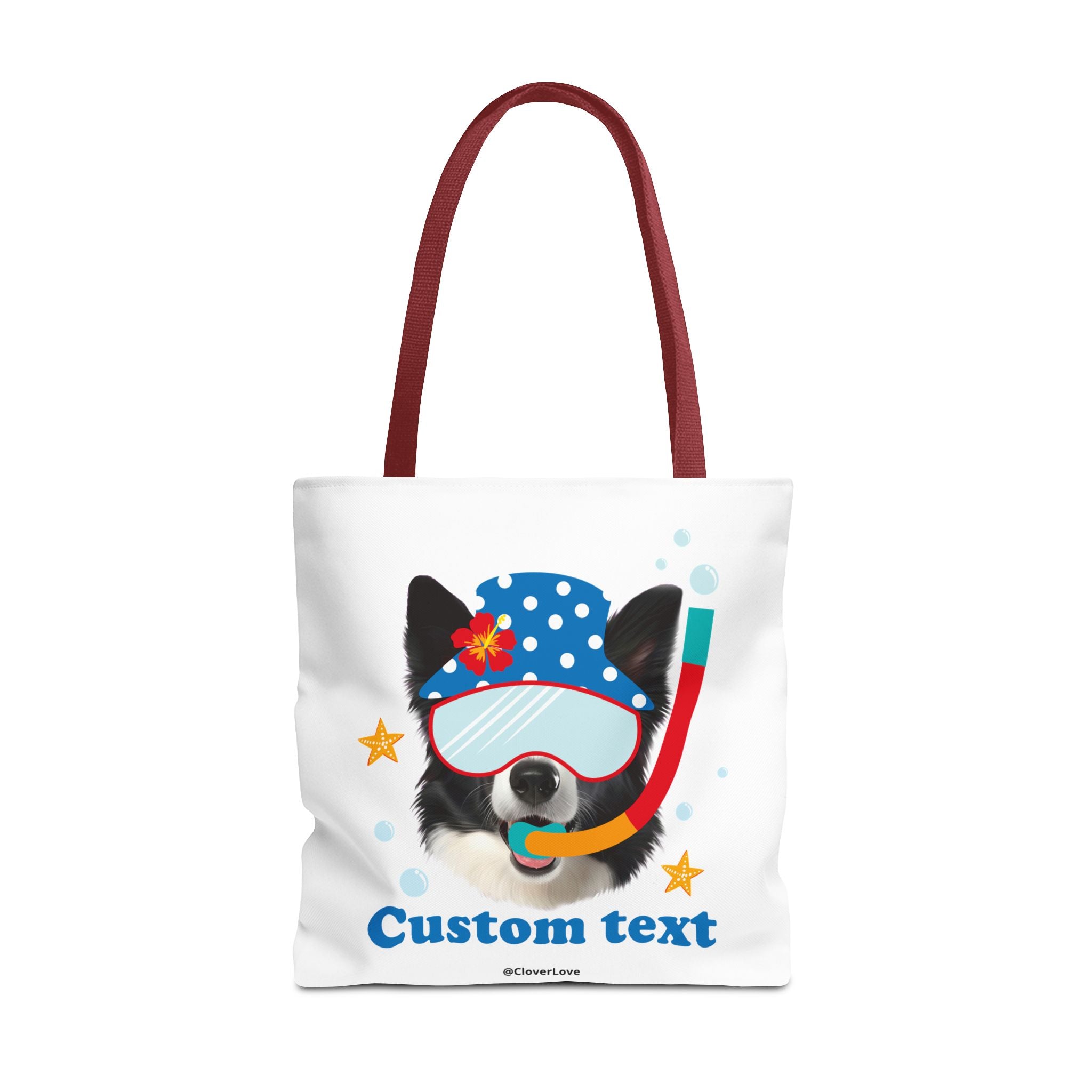 Custom Dog Tote Bag | Personalized Pet Photo Summer Canvas Bag