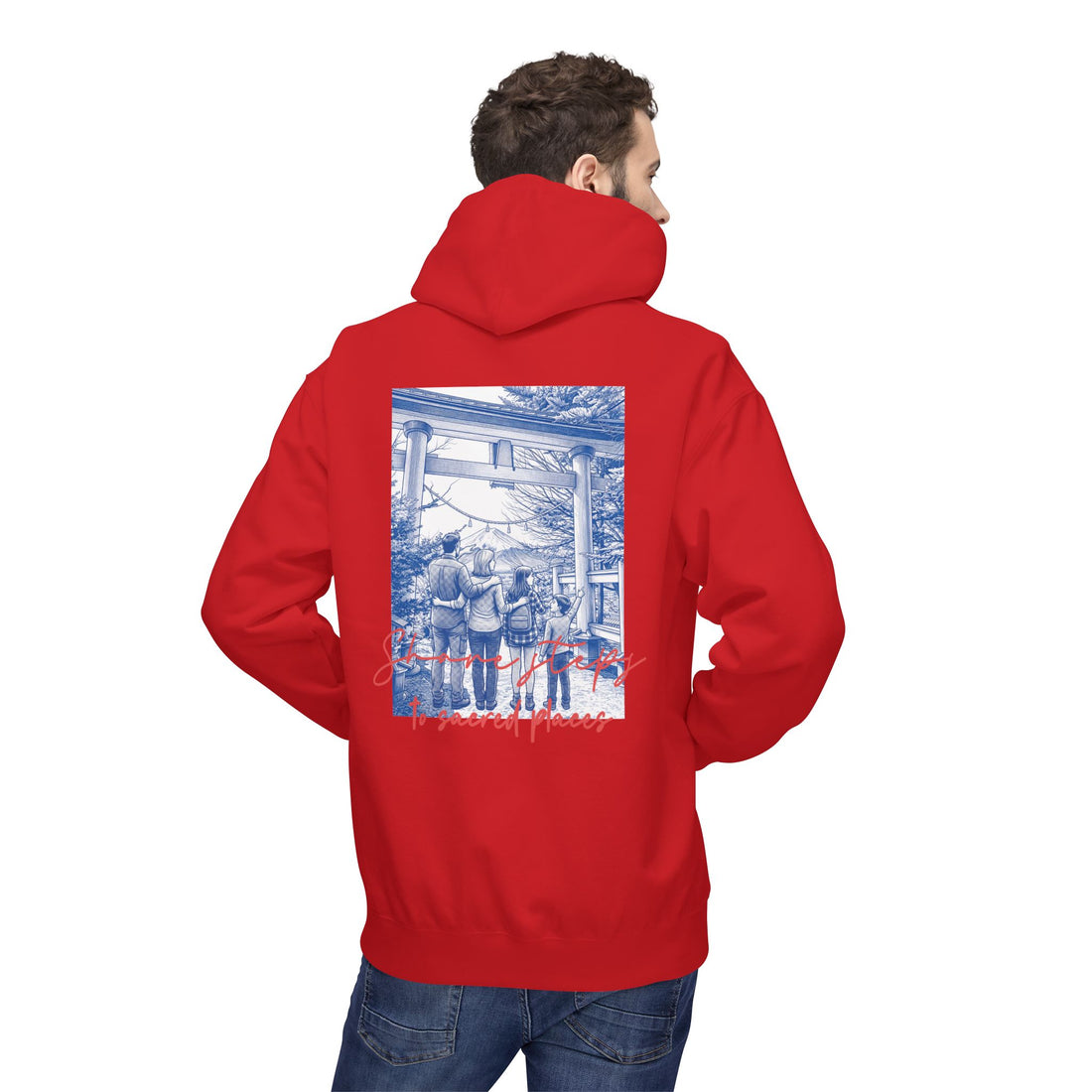 Sacred Places Hoodie | Vintage Travel Landmark Sweatshirt