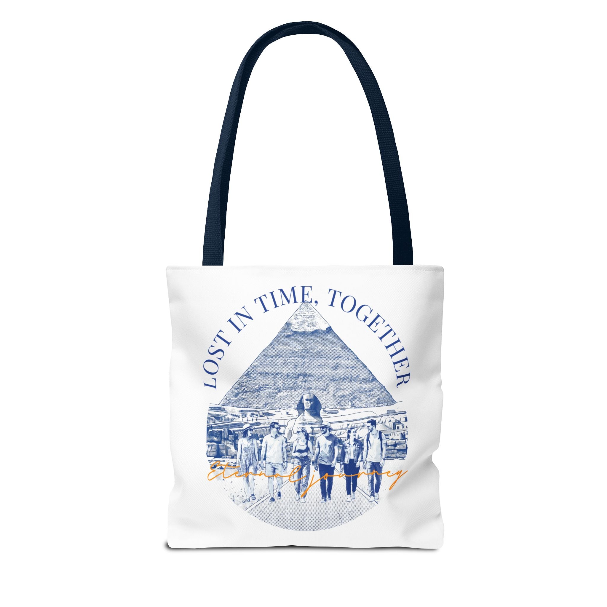 Egypt Pyramid Tote Bag | Vintage Travel Explorer Canvas Bag