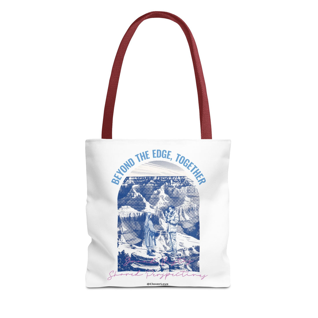 Beyond The Edge Travel Tote Bag | Grand Canyon Adventure Canvas Tote Bag for Travel Lovers
