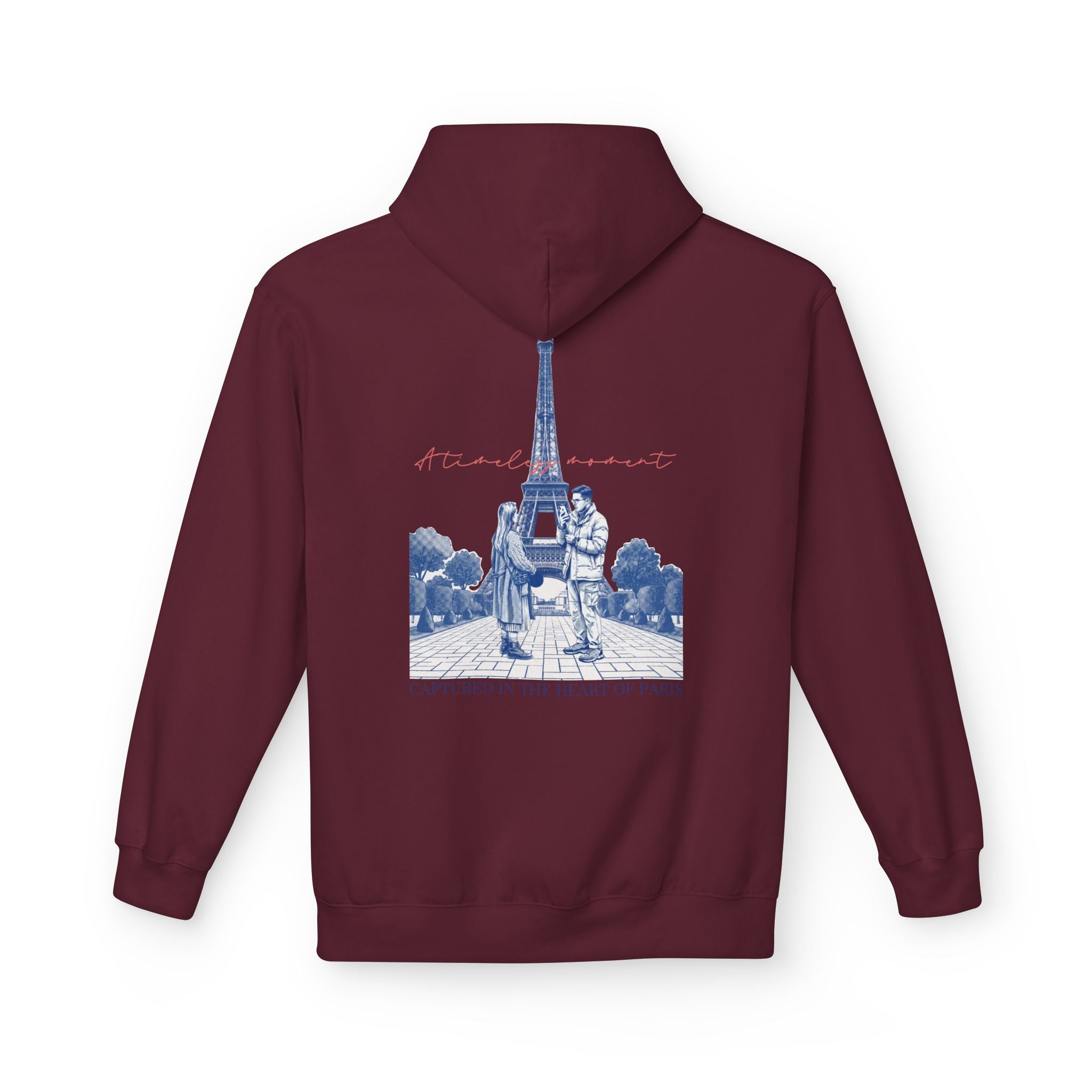 Paris Eiffel Tower Hoodie | Romantic Travel Graphic Sweatshirt