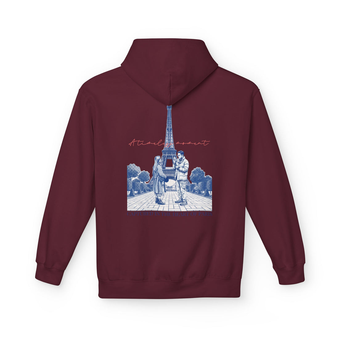 Paris Eiffel Tower Hoodie | Romantic Travel Graphic Sweatshirt