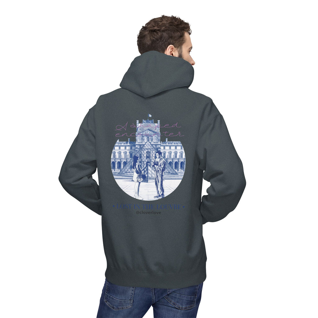 Lost In The Louvre Hoodie | Paris Reise-Wahrzeichen Sweatshirt