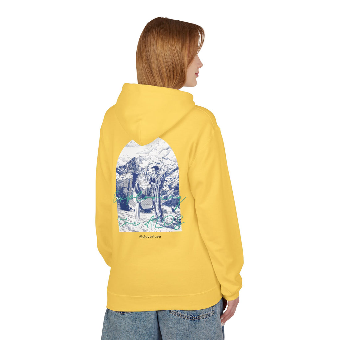 Mountain Travel Hoodie | Abenteuerlandschaft Grafik Pullover