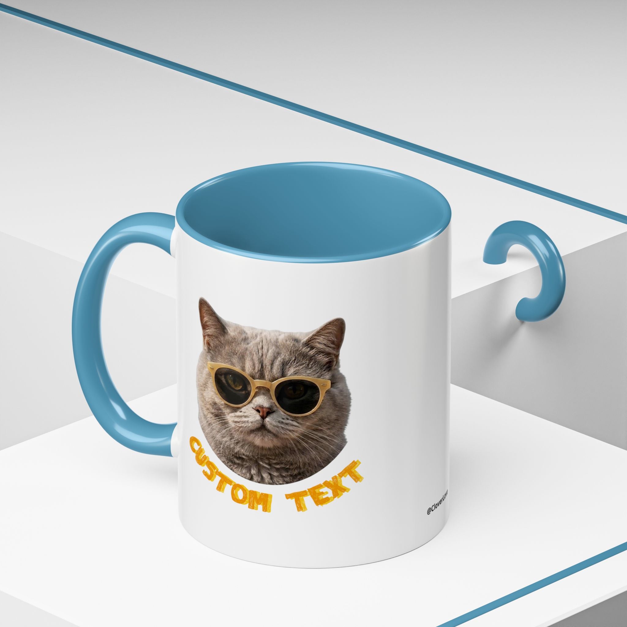 Lustige Katzen-Sommer-Tasse – Süße Strand-Kaffeetasse für Katzenliebhaber