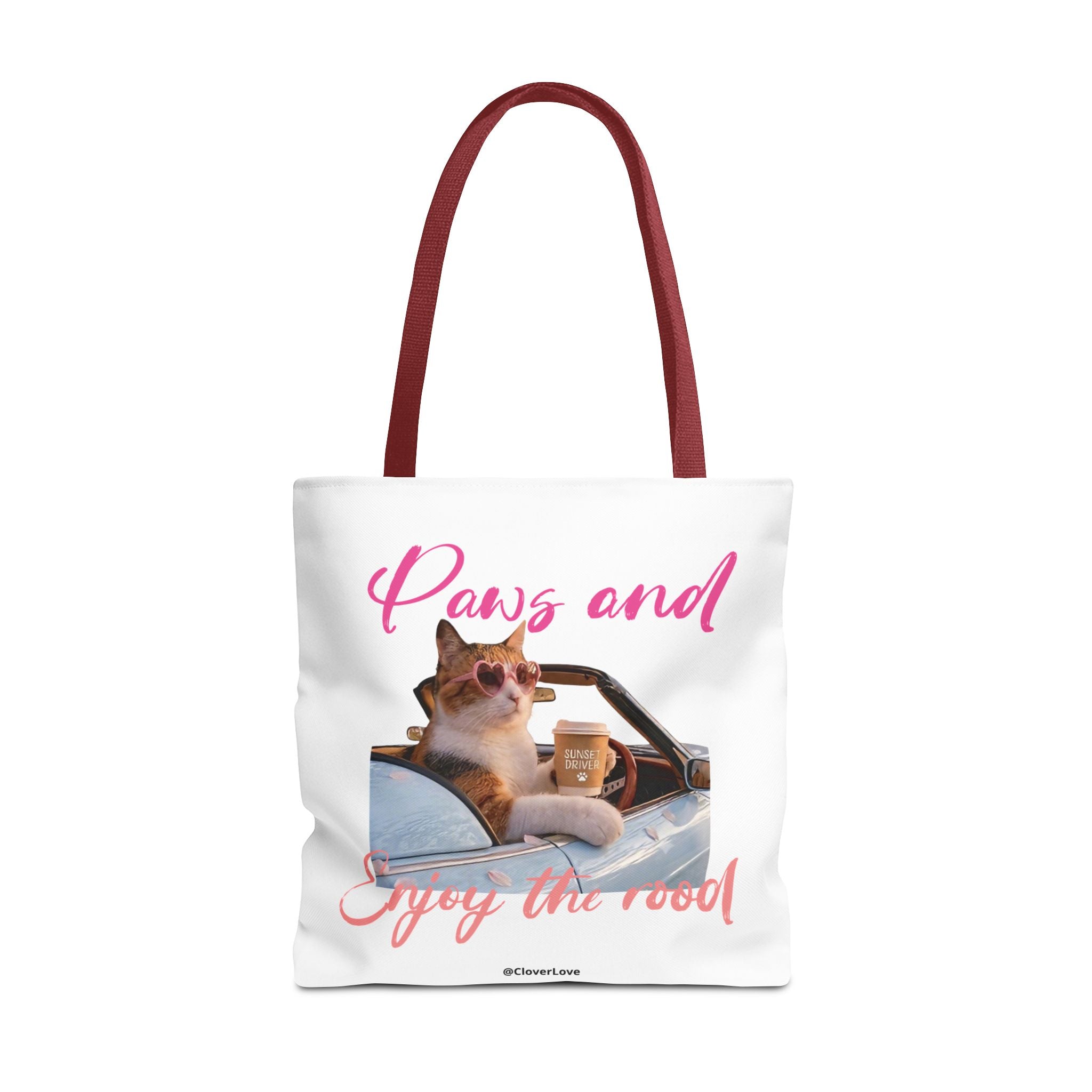 Cute Cat Tote Bag | Custom Cat Photo Personalized Canvas Bag