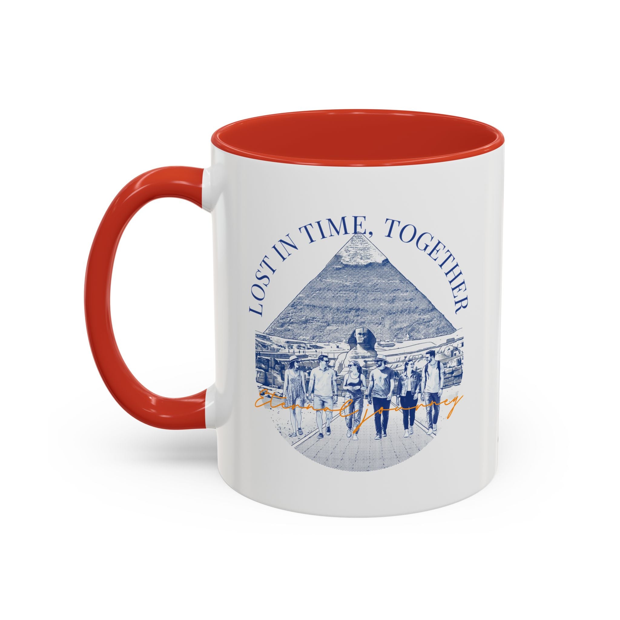 Egypt Travel Memory Mug - Pyramid Adventure Coffee Cup for Travelers