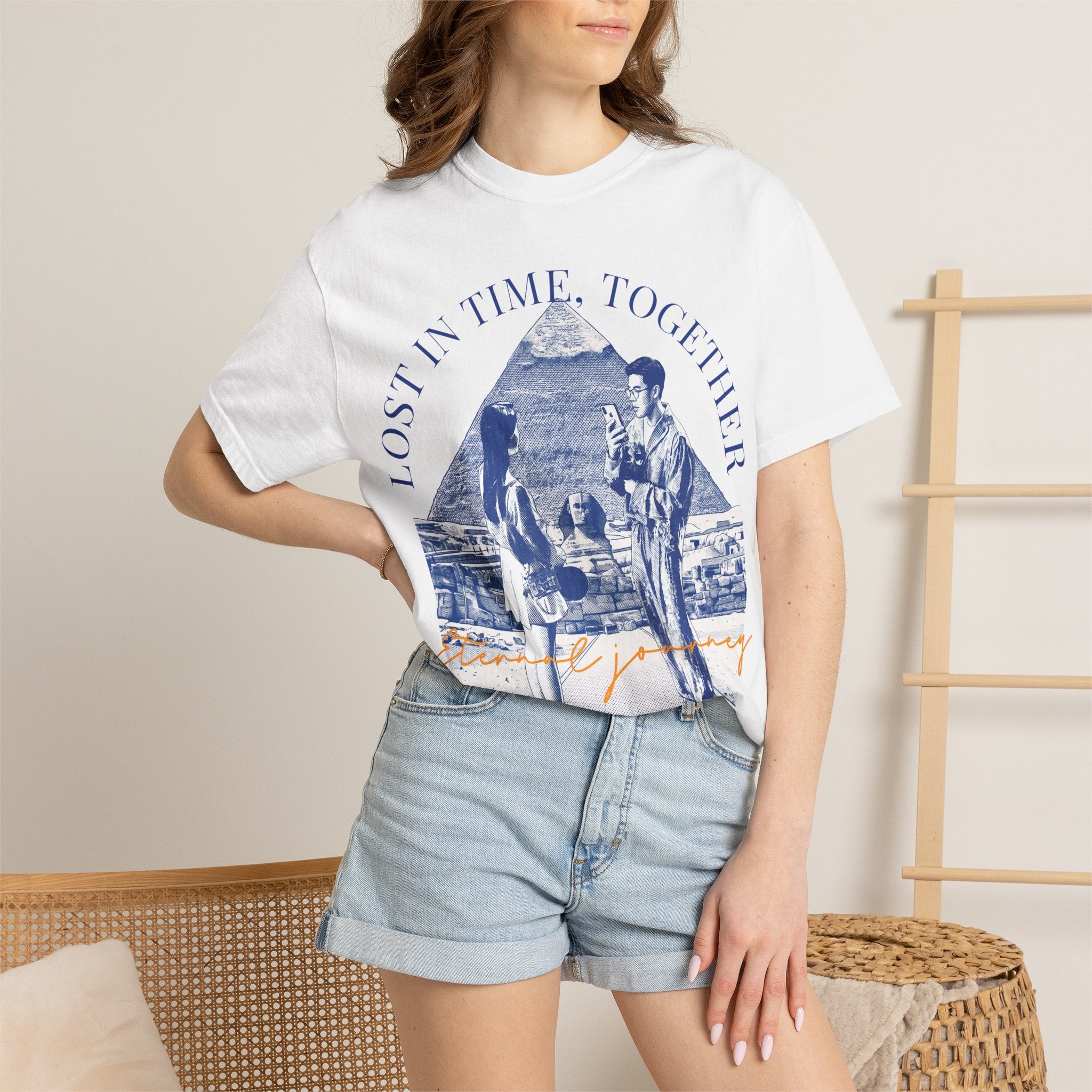 Custom Travel Memory T-Shirt - Vintage Landmark Adventure Tee, Unique Vacation Gift