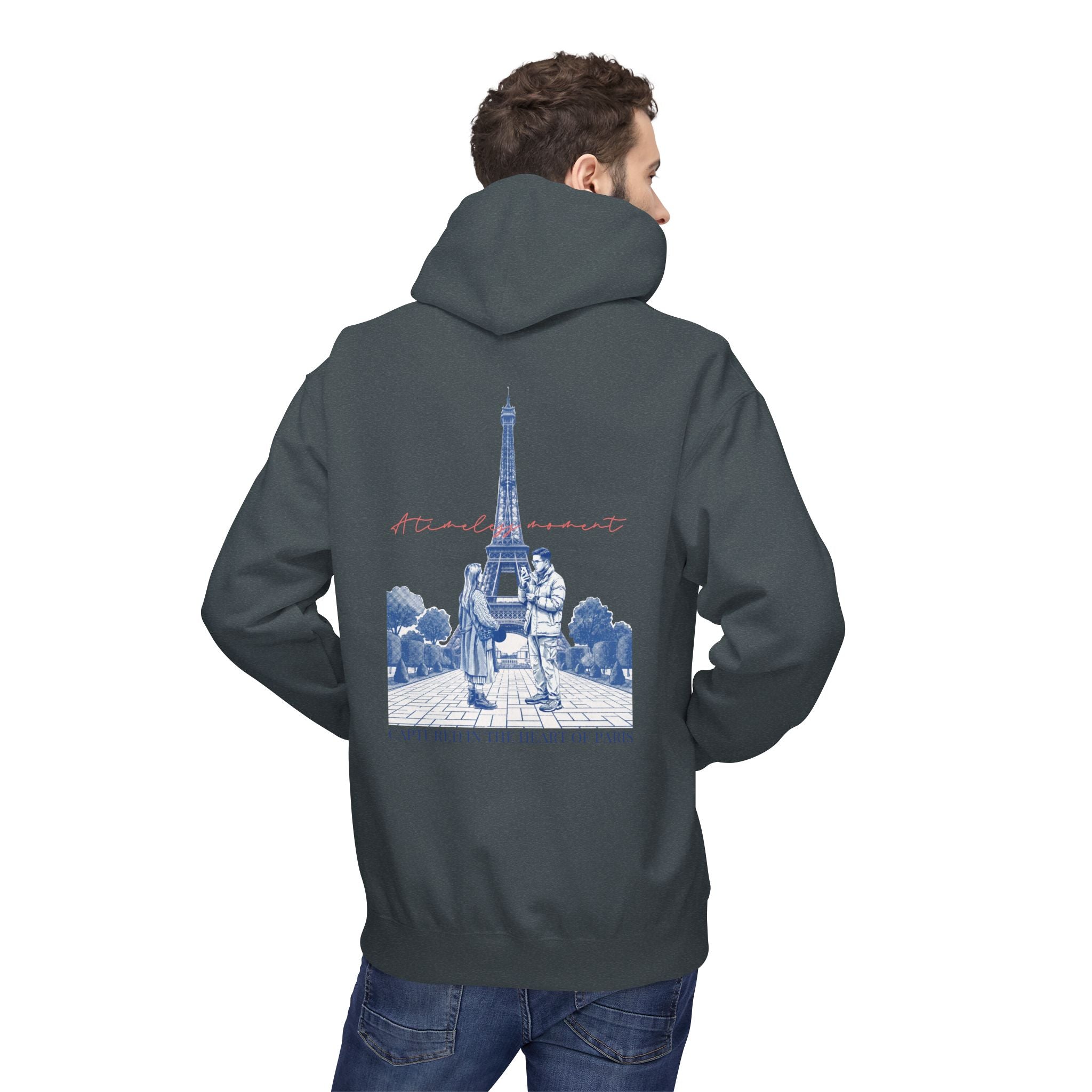Paris Eiffel Tower Hoodie | Romantic Travel Graphic Sweatshirt