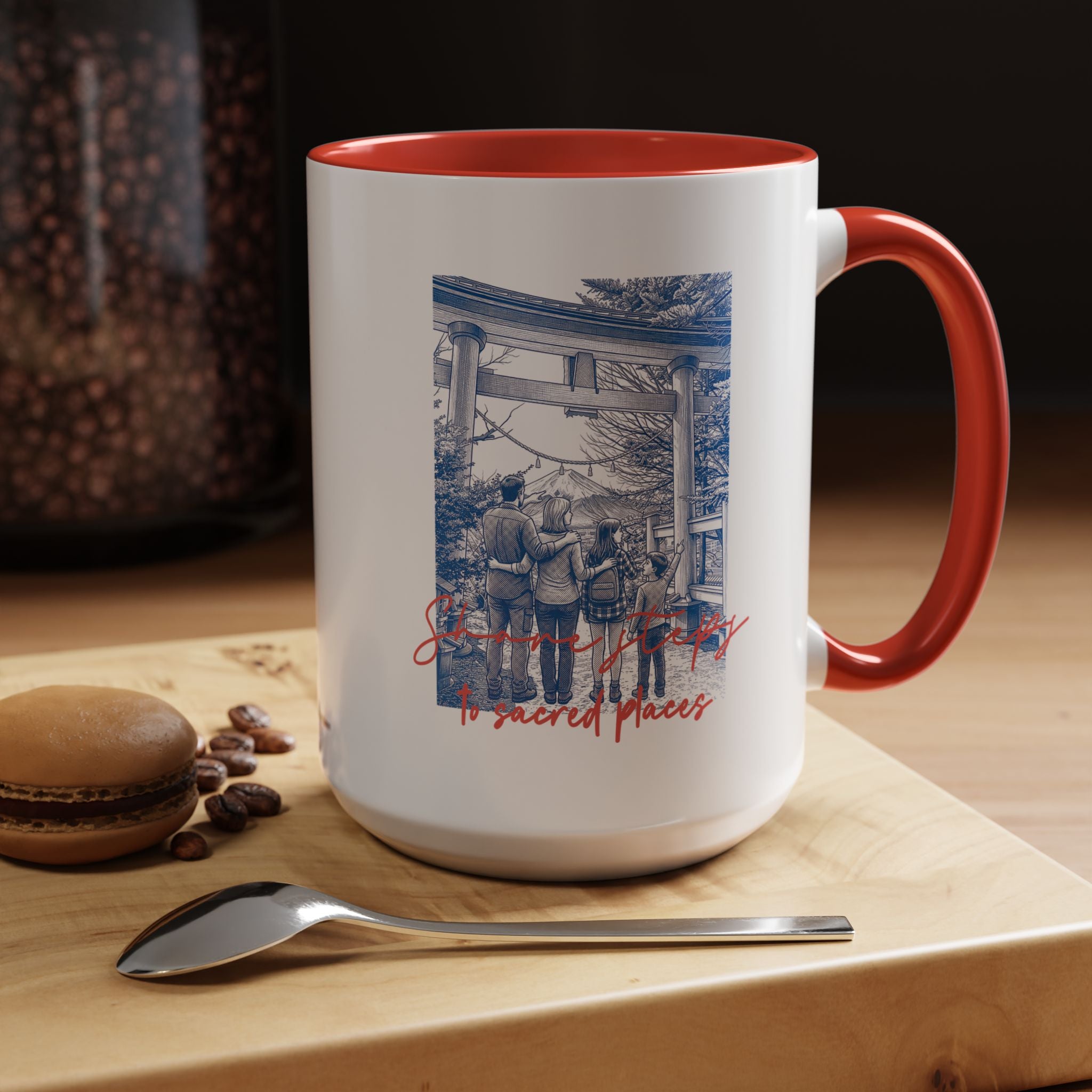 Japan Travel Memory Mug - Mount Fuji Coffee Cup for Travelers