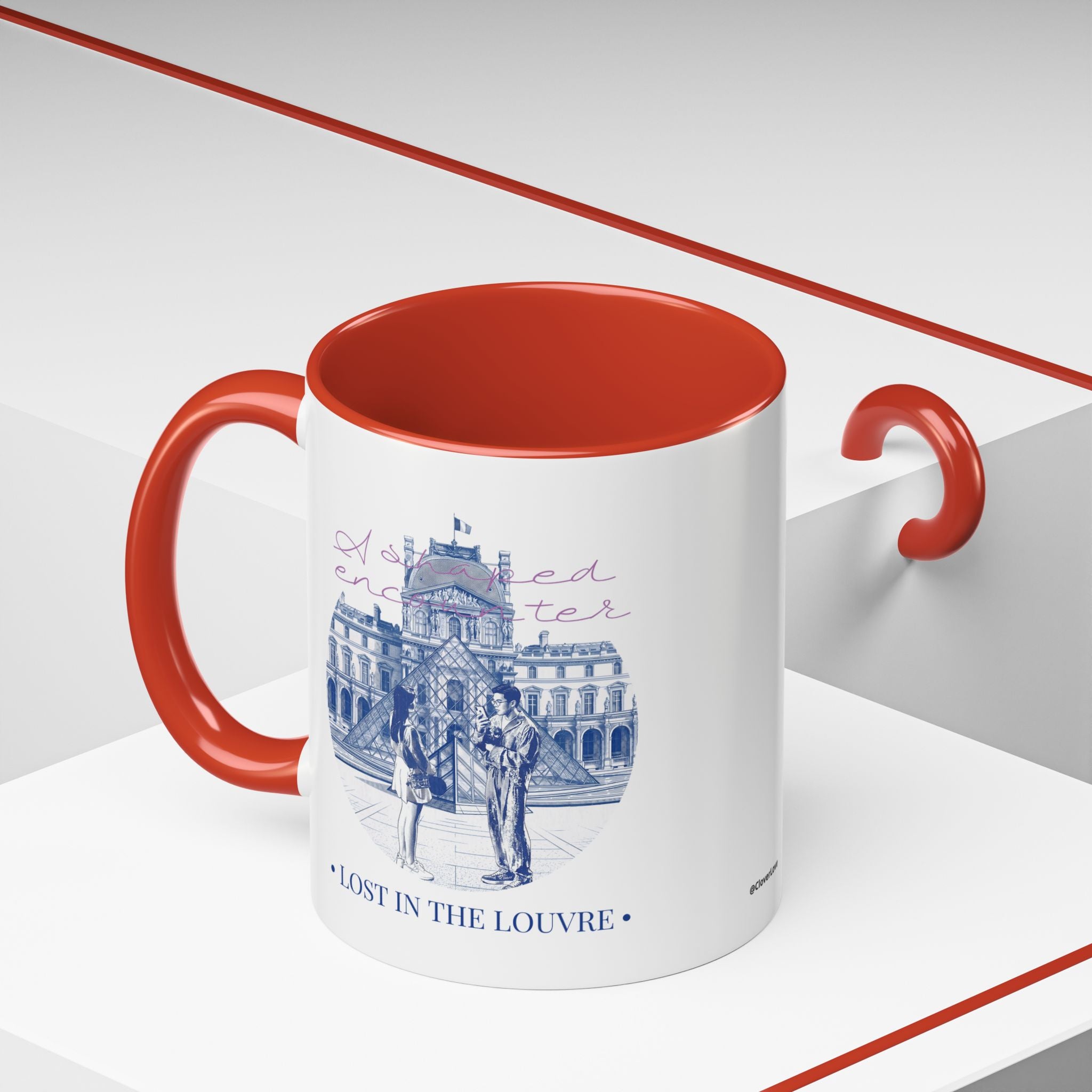 Louvre Paris Travel Mug - Art Museum Coffee Cup for Travelers