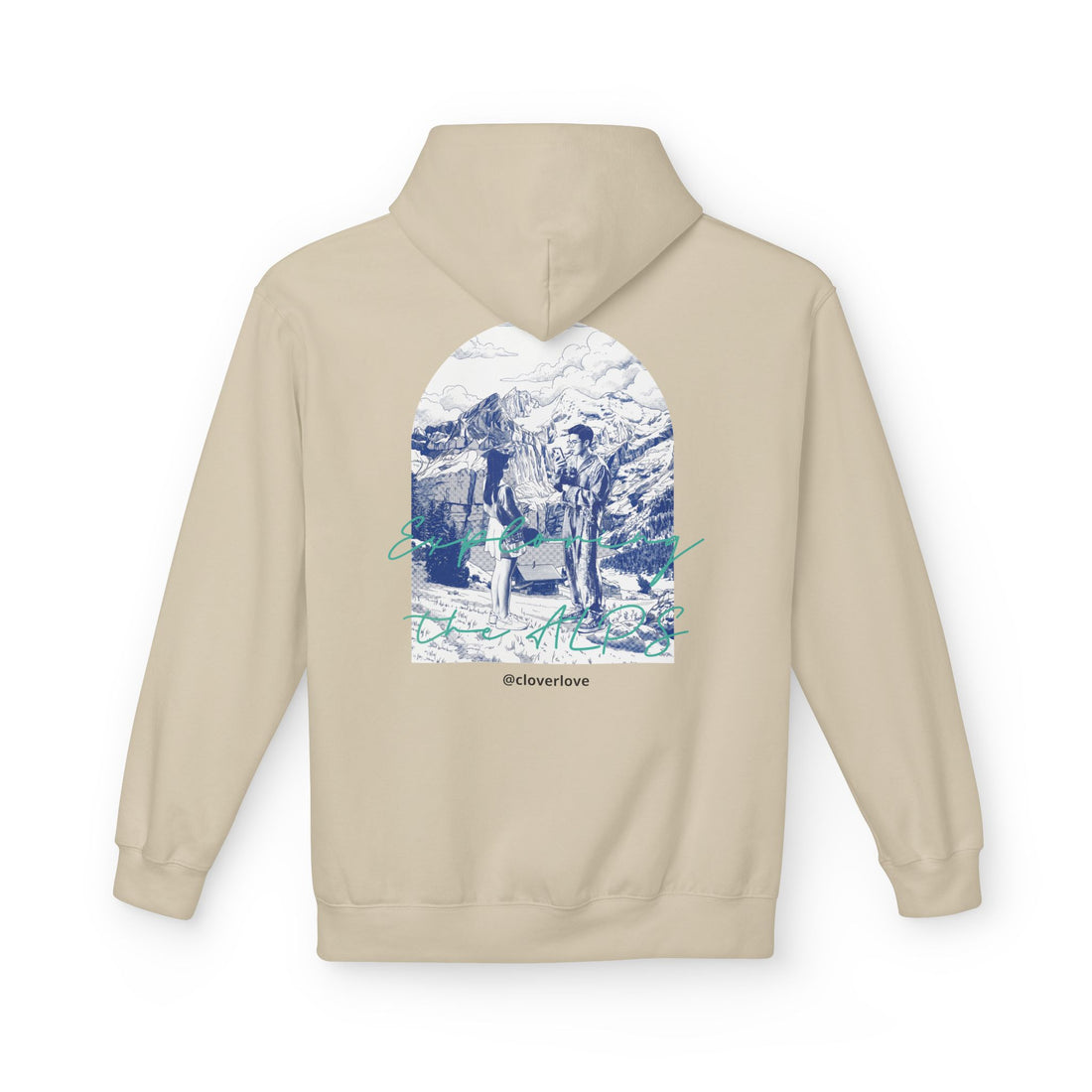 Mountain Travel Hoodie | Abenteuerlandschaft Grafik Pullover