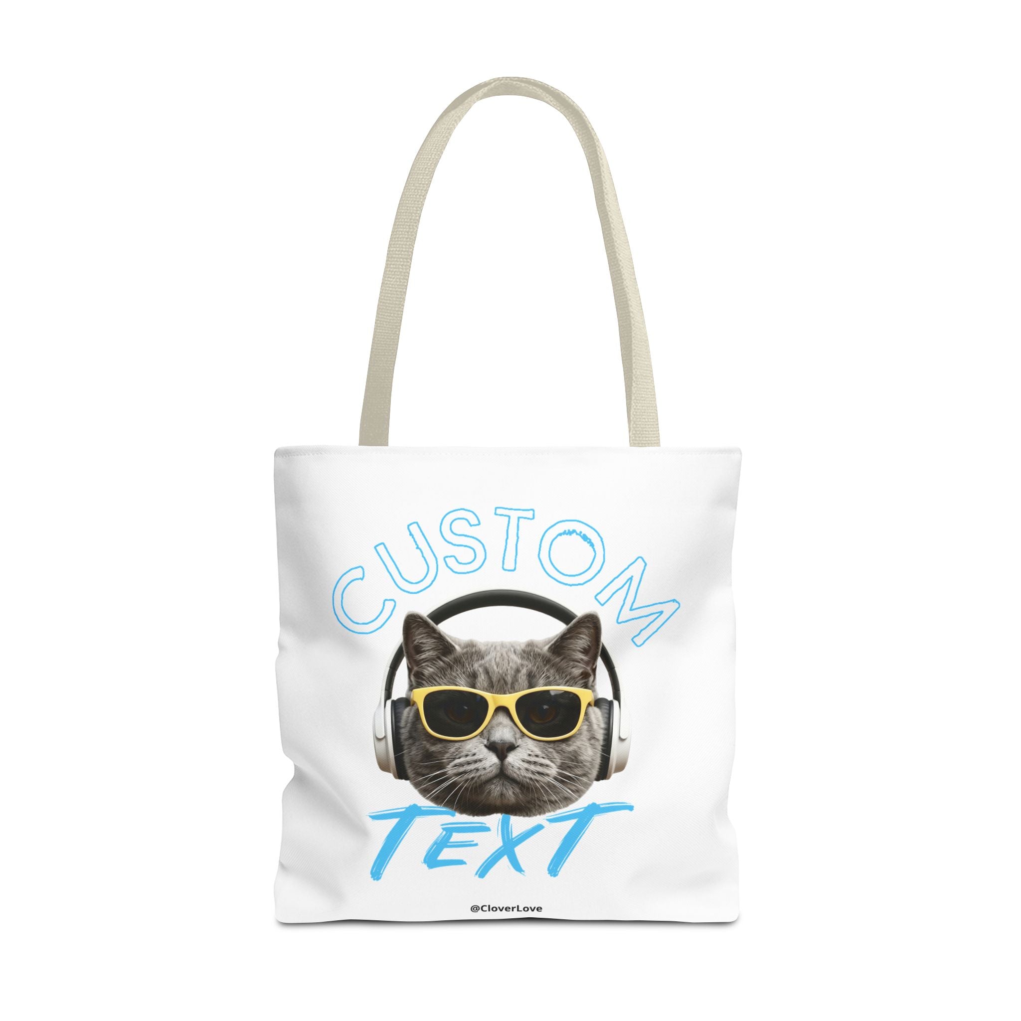 Summer Chill Cat Tote Bag | Funny Cat Lover Beach Bag