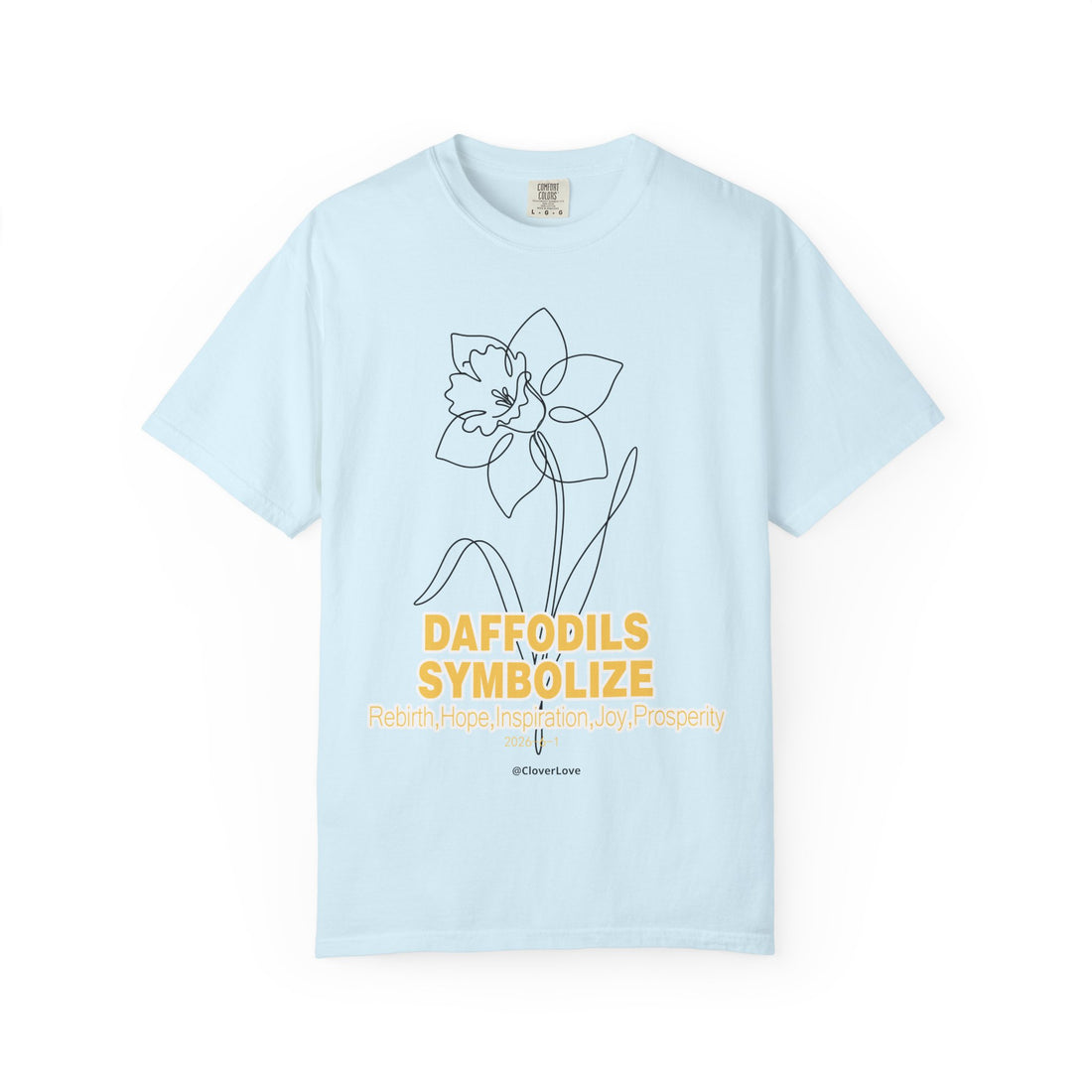 Daffodil Flower T-Shirt - Botanical Graphic Shirt for Flower Lovers