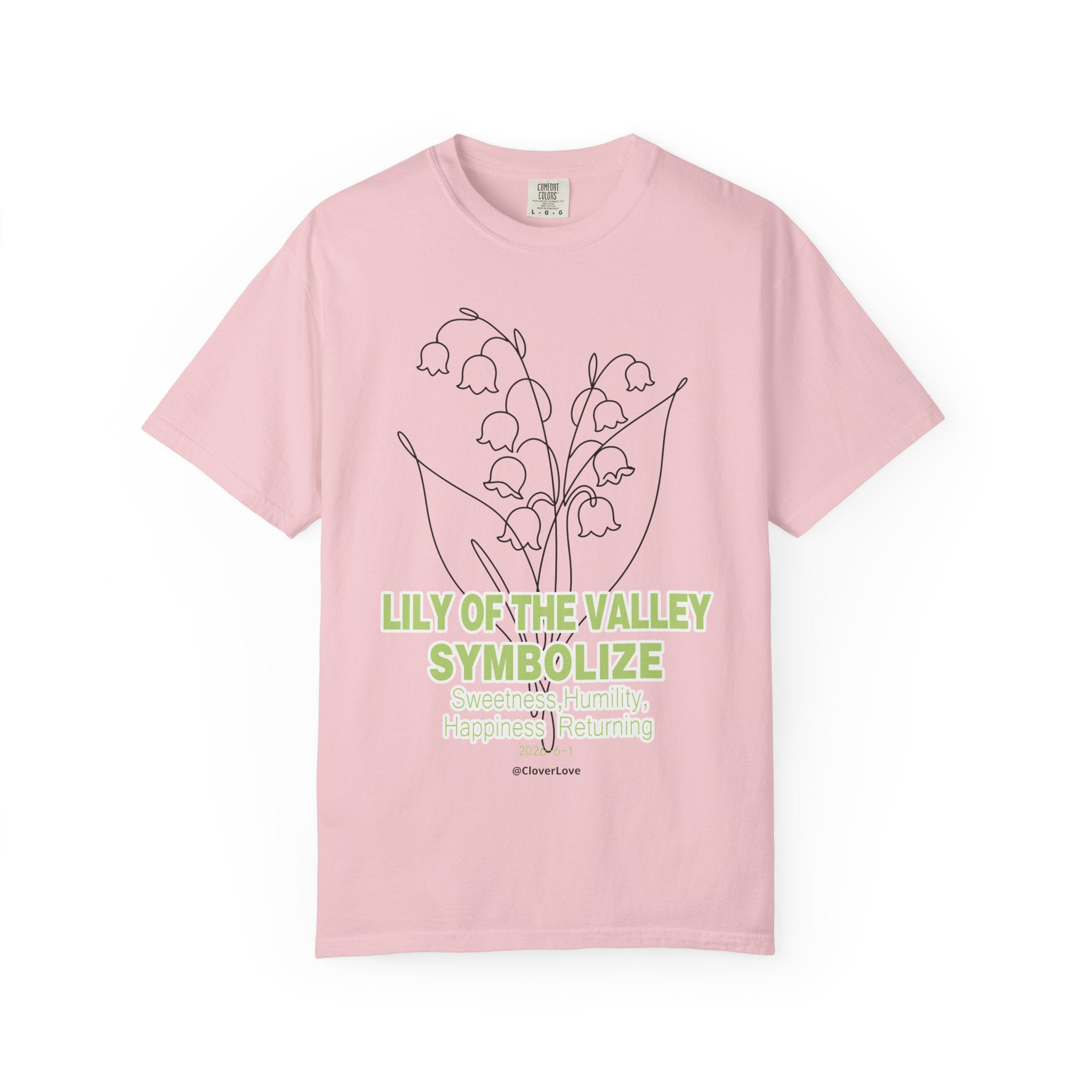 Lily of the Valley Flower T-Shirt - Botanical Graphic Shirt for Flower Lovers