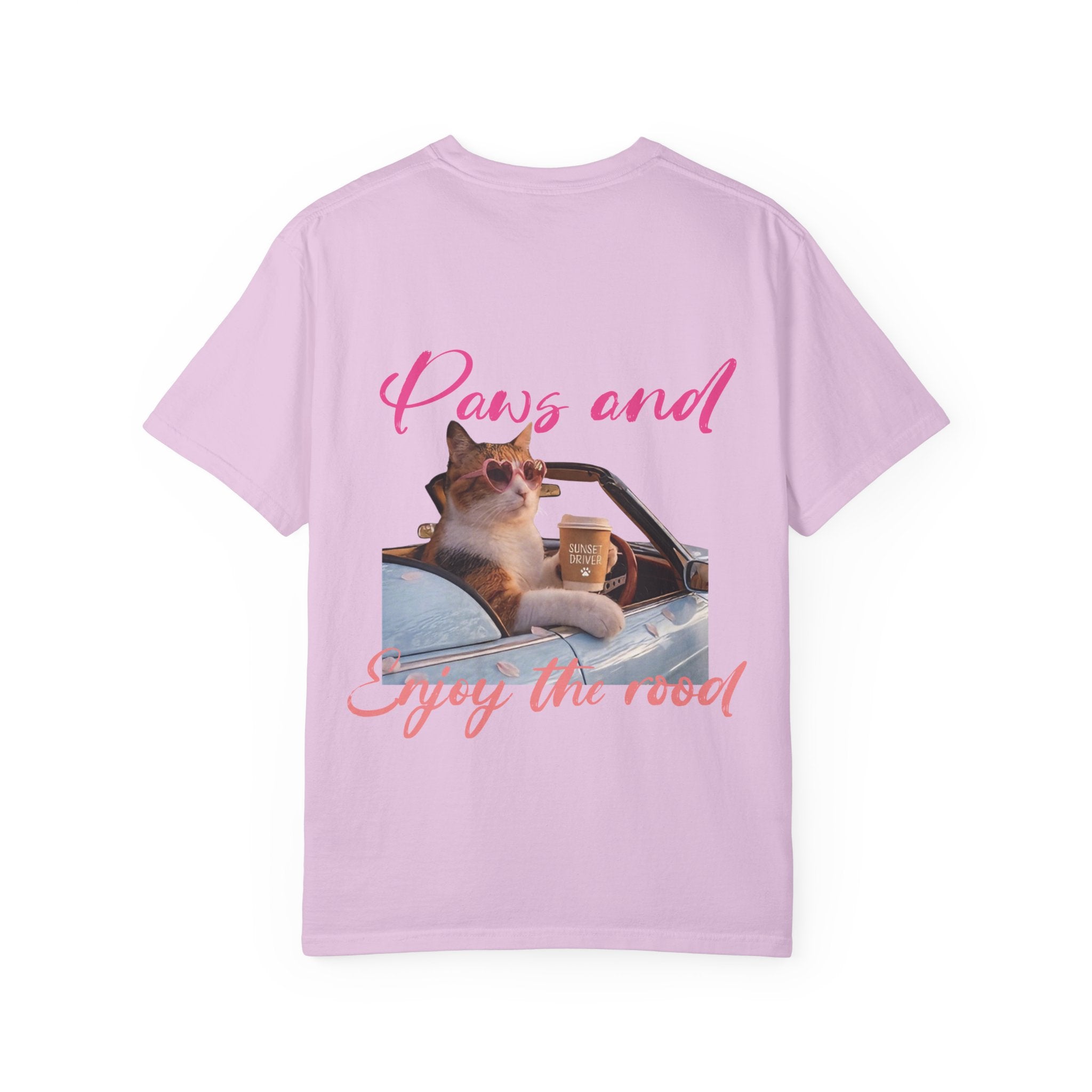 Custom Pet Travel T-Shirt - Summer Road Trip Tee for Cat Lovers