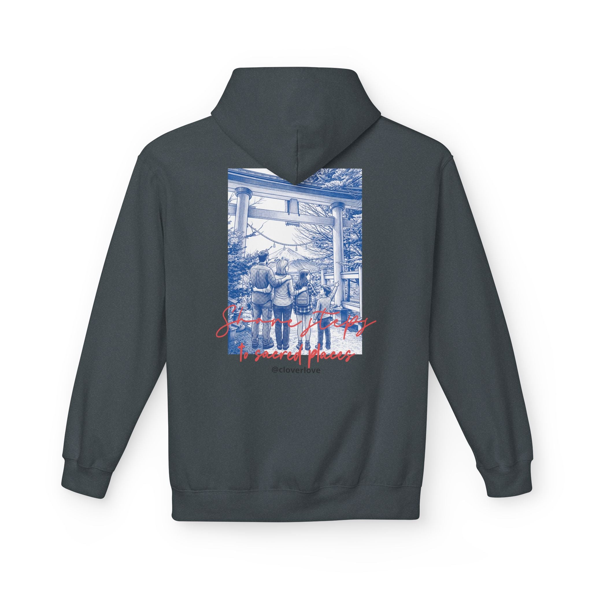 Sacred Places Hoodie | Vintage Reise-Wahrzeichen Sweatshirt