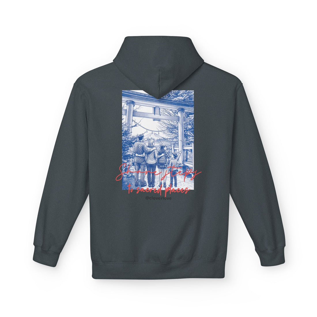 Sacred Places Hoodie | Vintage Reise-Wahrzeichen Sweatshirt