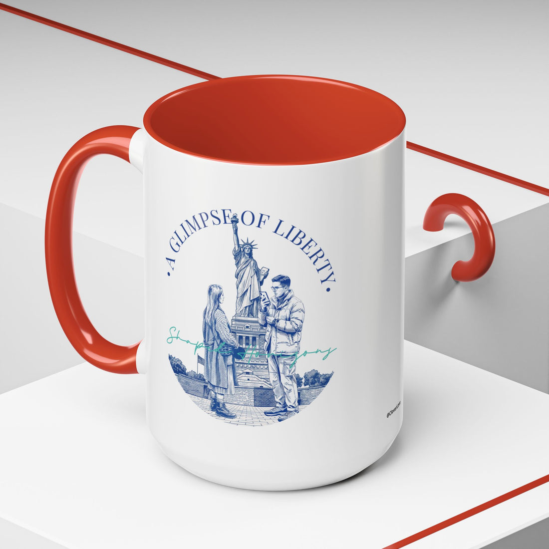 Statue of Liberty Travel Mug - New York Landmark Coffee Cup