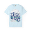 Custom Travel Landmark T-Shirt - Vintage Mountain Adventure Tee, Unique Travel Gift