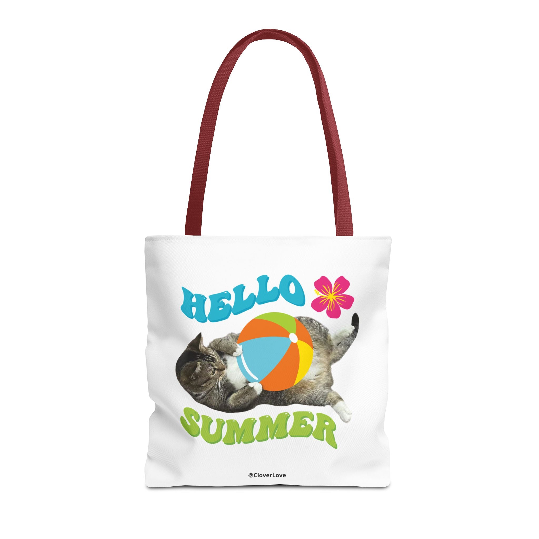 Custom Cat Tote Bag | Personalized Pet Photo Canvas Bag