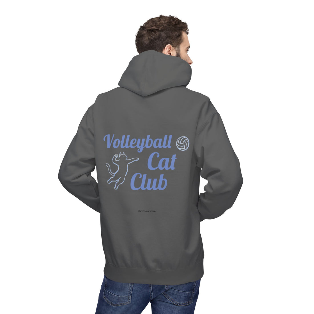 VC8, Catch the Echo Hoodie — Ocean Cat Adventure Graphic Hoodie