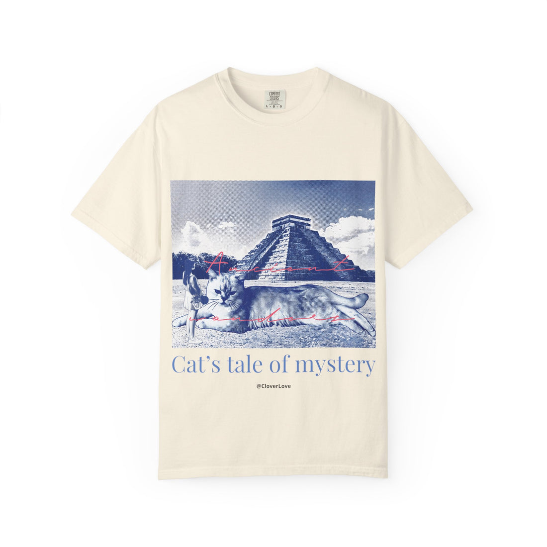 Custom Pet Portrait Travel T-Shirt - Personalized Cat Lover Gift