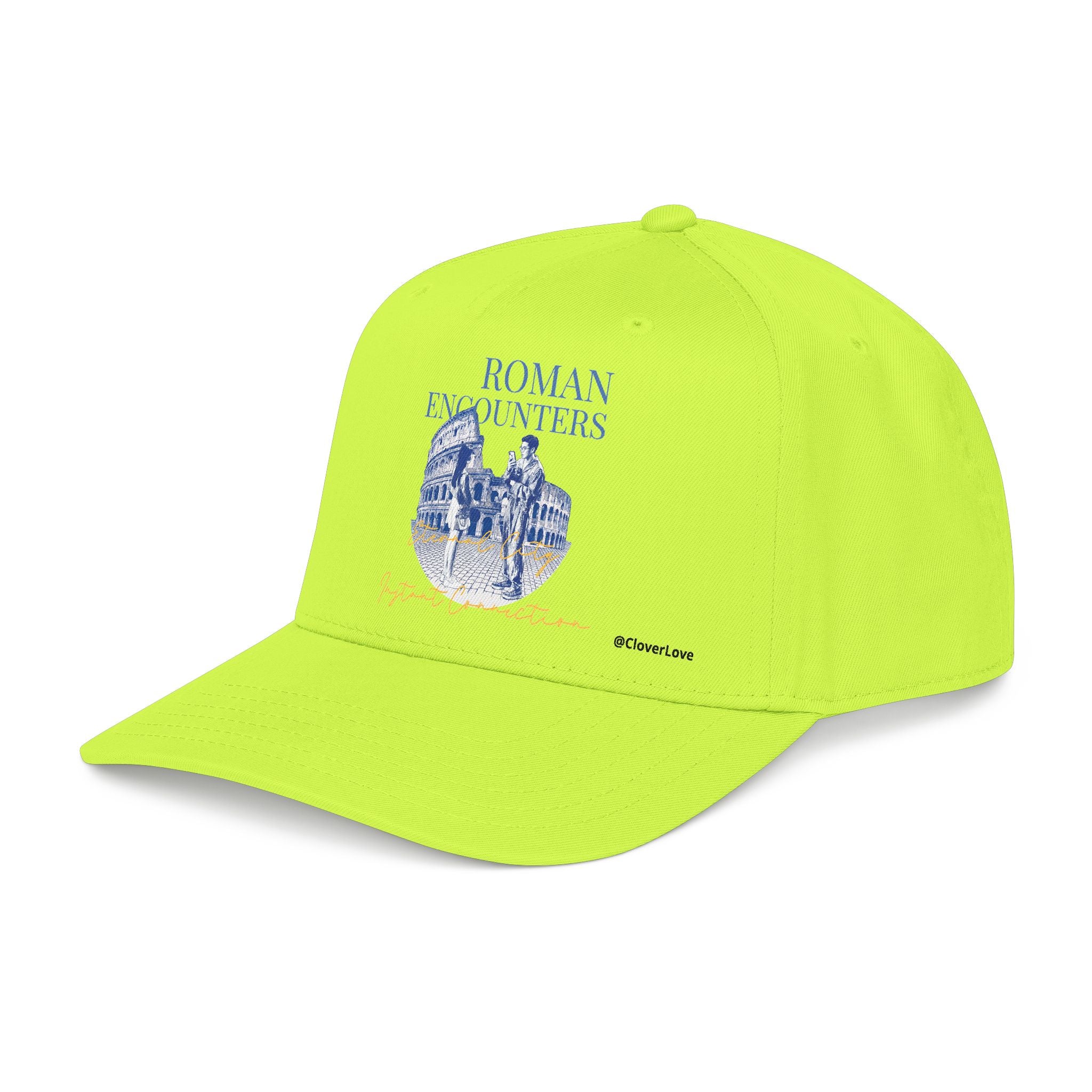 Rome Travel Hat - Colosseum Baseball Cap, European Adventure Dad Hat