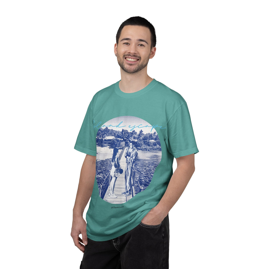Custom Tropical Travel T-Shirt - Vintage Beach Adventure Tee, Travel Lover Gift