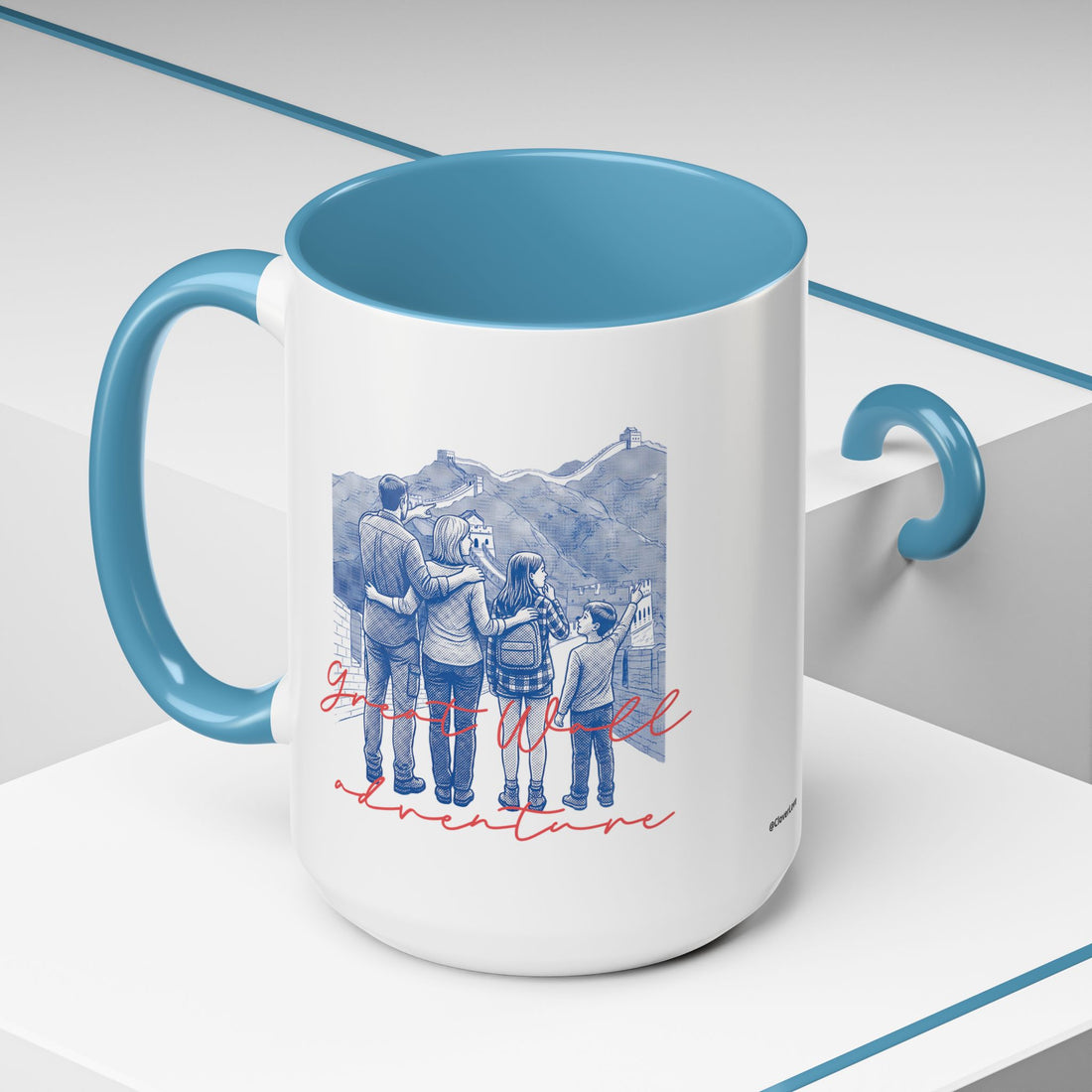 Great Wall Travel Mug - China Landmark Coffee Cup for Explorers