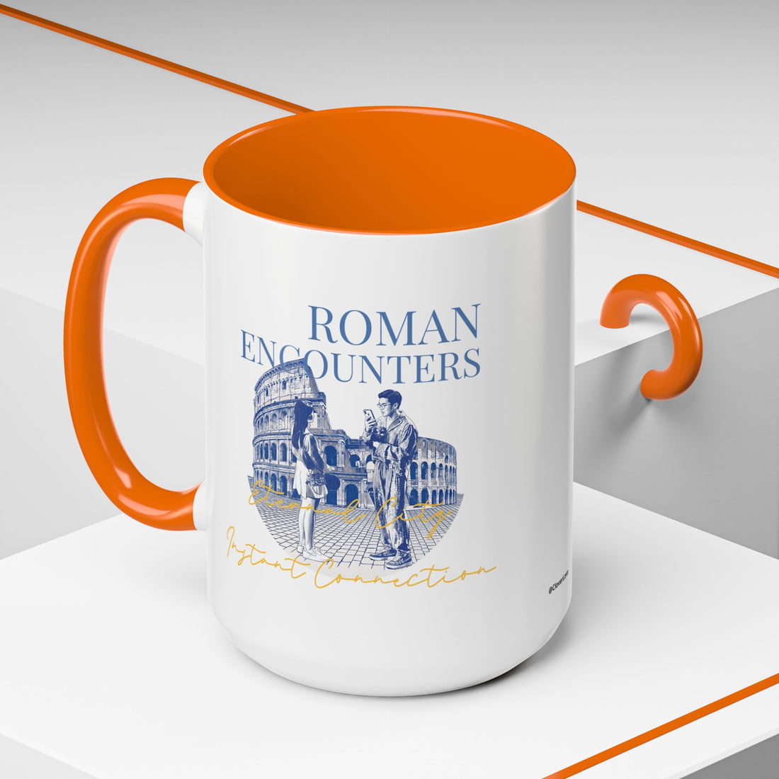 Rome Travel Memory Mug - Colosseum Coffee Cup for Travelers