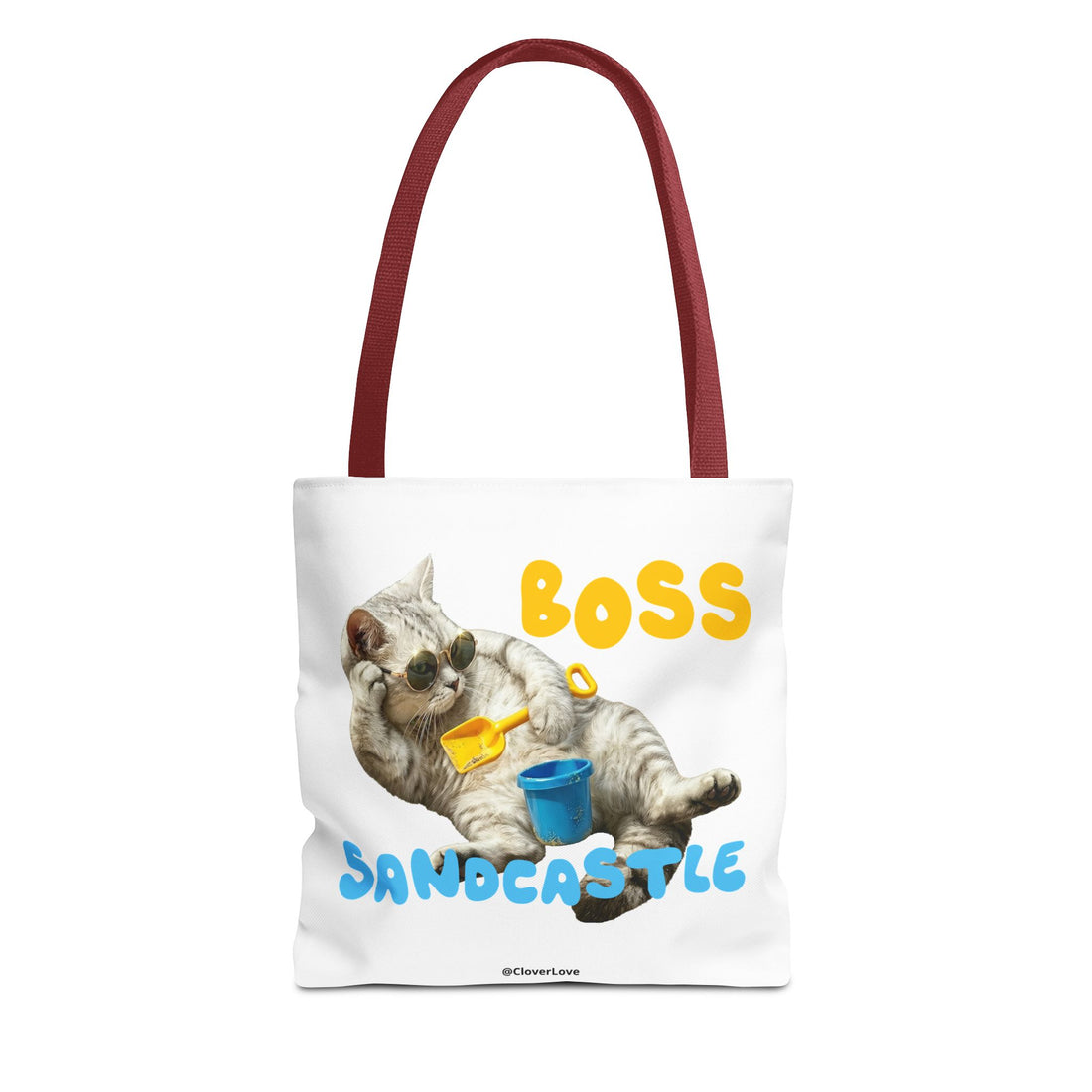 Funny Cat Tote Bag | Custom Pet Photo Personalized Canvas Bag
