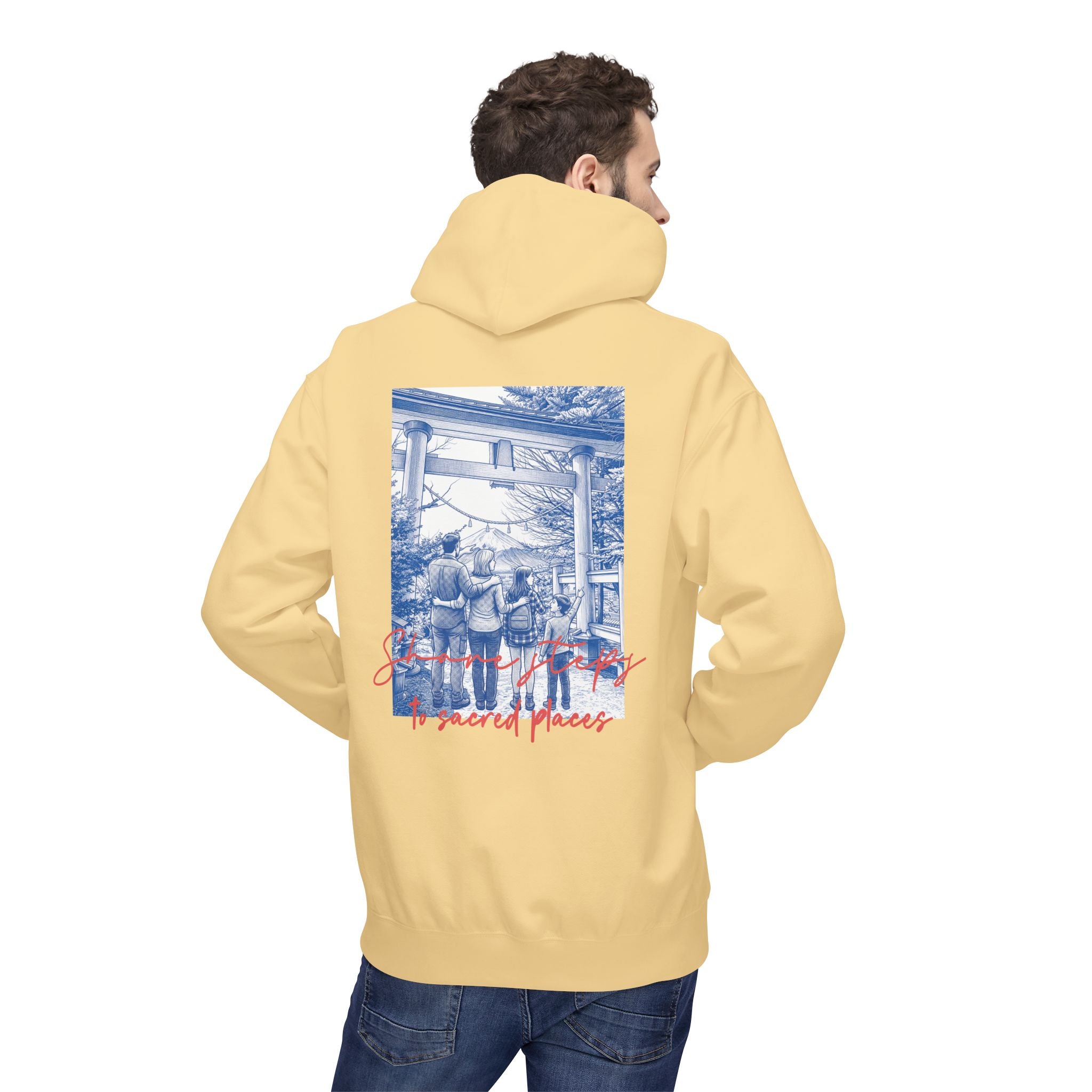 Sacred Places Hoodie | Vintage Travel Landmark Sweatshirt