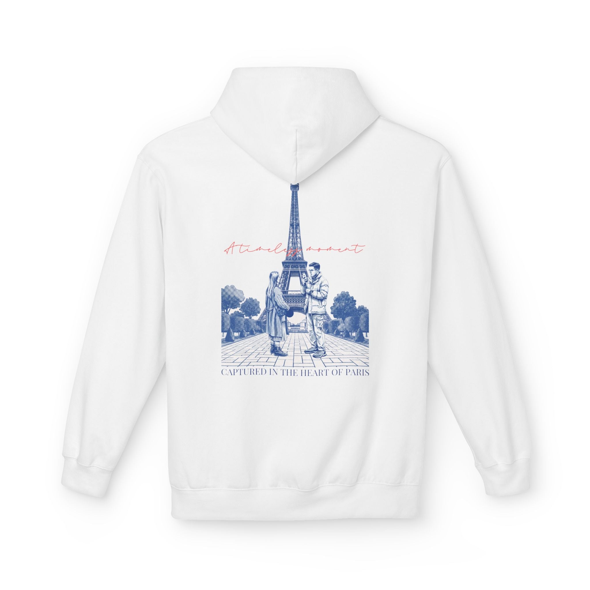 Paris Eiffel Tower Hoodie | Romantic Travel Graphic Sweatshirt