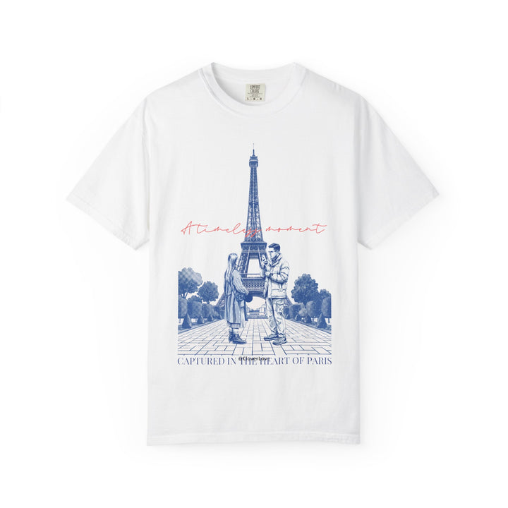 Custom Paris Landmark T-Shirt - Vintage Paris Memory Tee, Travel Lover Gift
