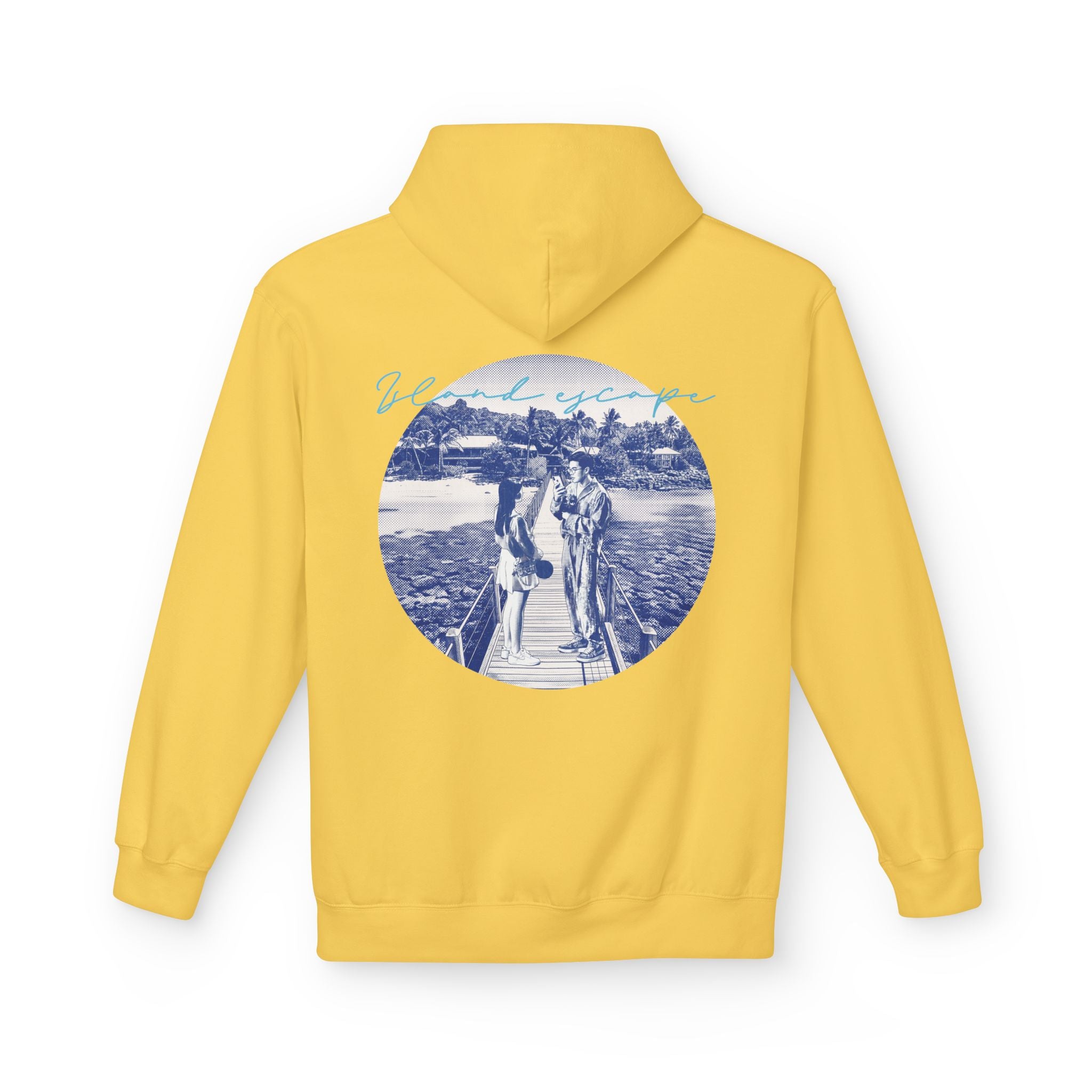 Tropical Vacation Hoodie | Romantic Beach Travel Graphic Sweatshirt